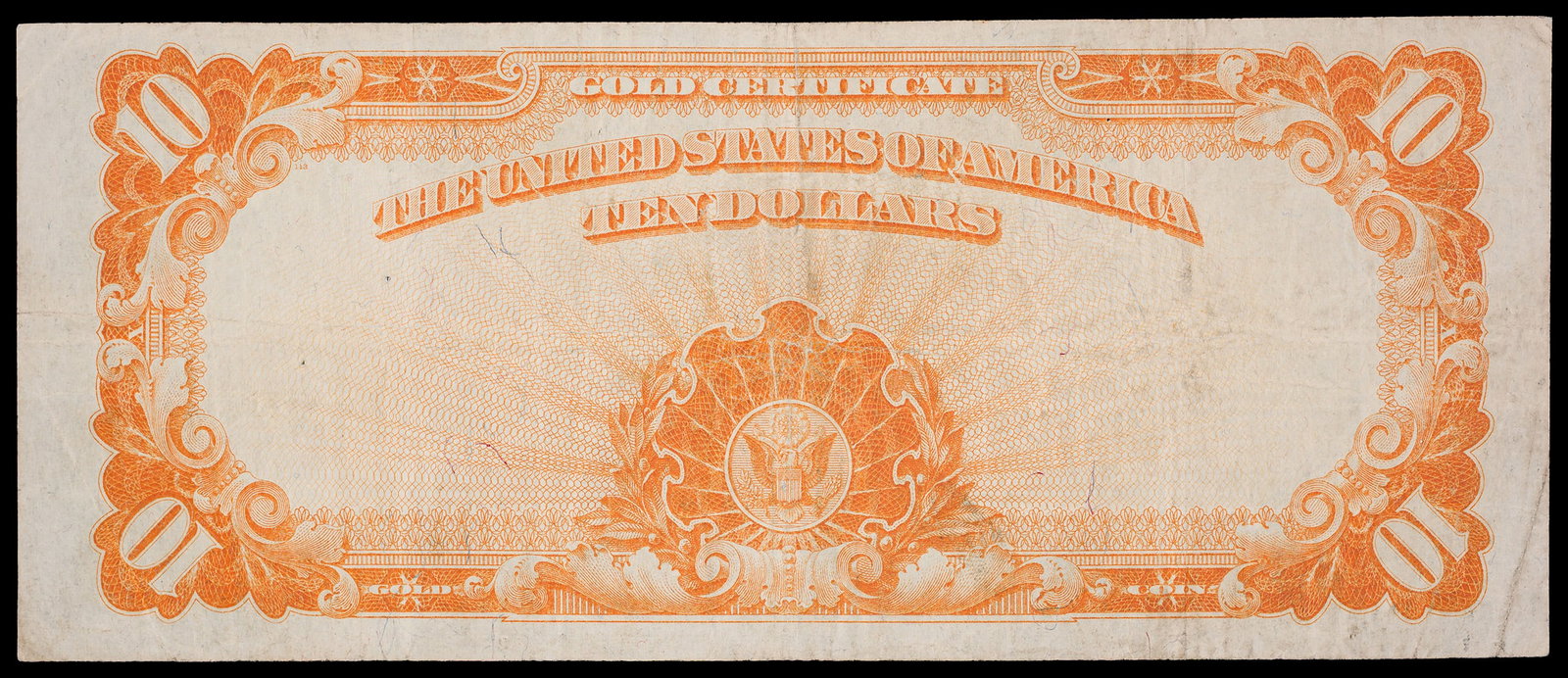 VF 1922 $10 Gold Note - 2