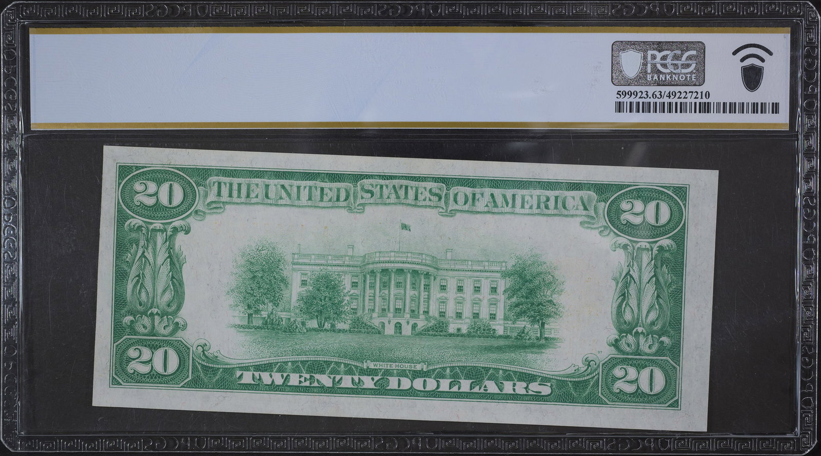 PCGS 63 1928 $20 Gold Note - 2