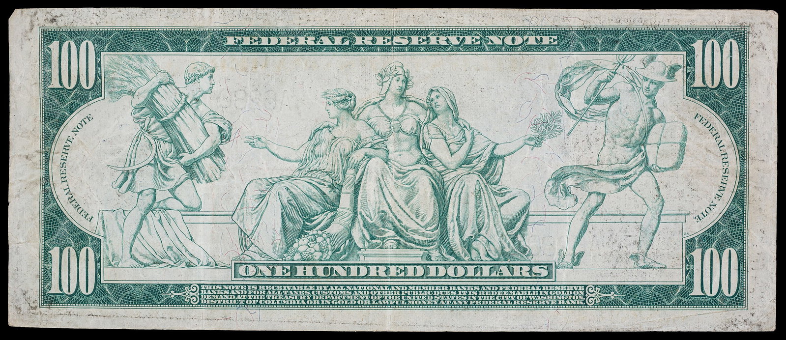 Desirable VF-EF 1914 Federal Reserve Note $100 - 2