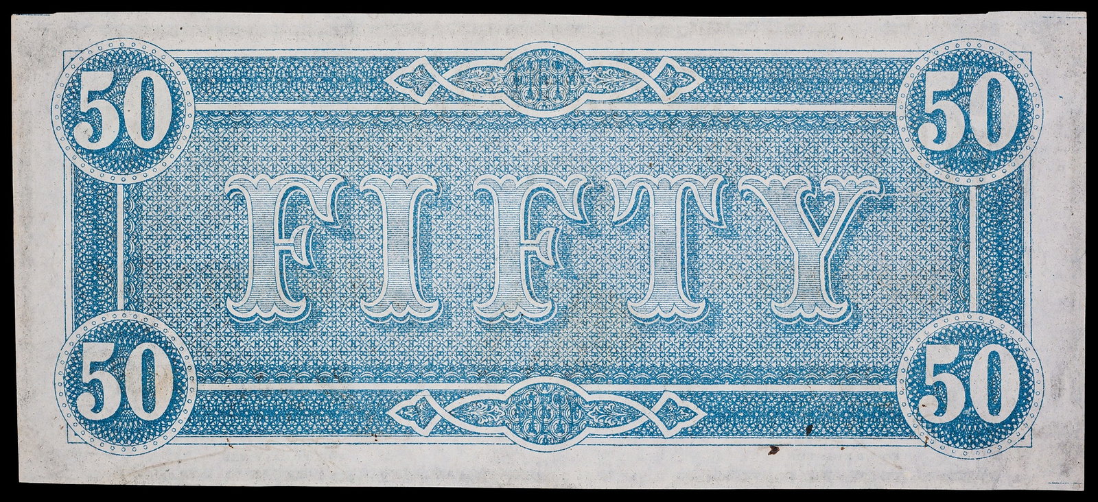 Choice AU 1864 $50 Confederate Note - 2