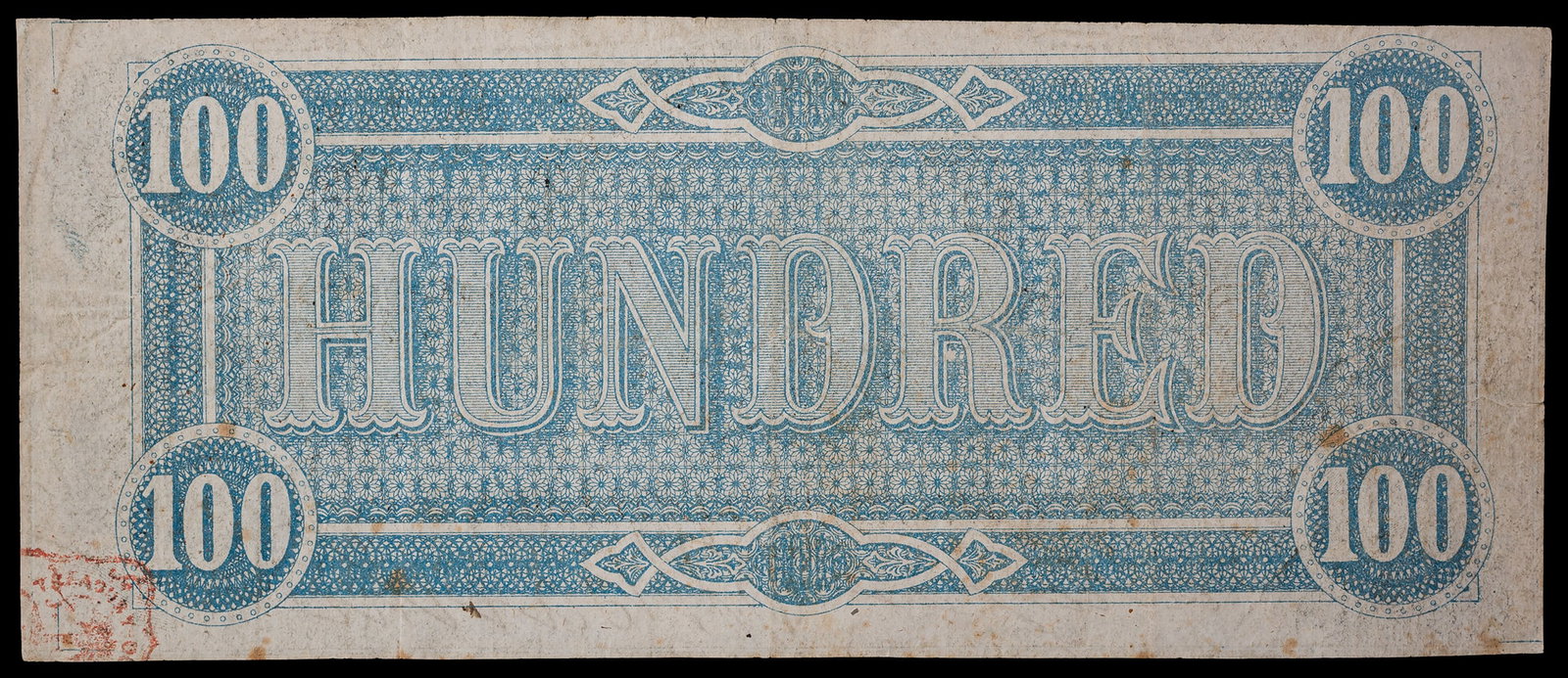 VF+ 1864 Confederate $100 Note - 2