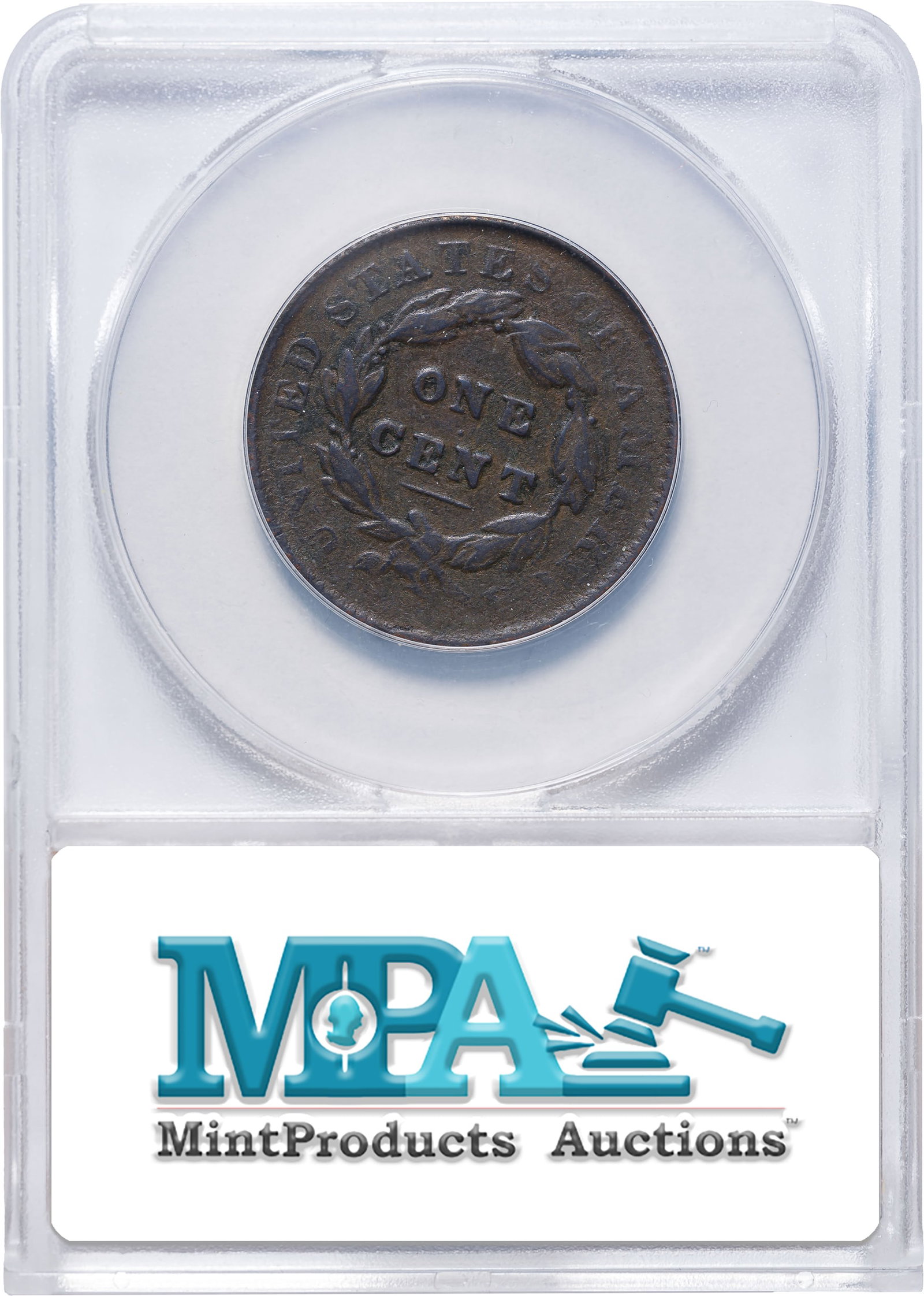 ANACS Fine-12 Details 1834 Large Cent - 2