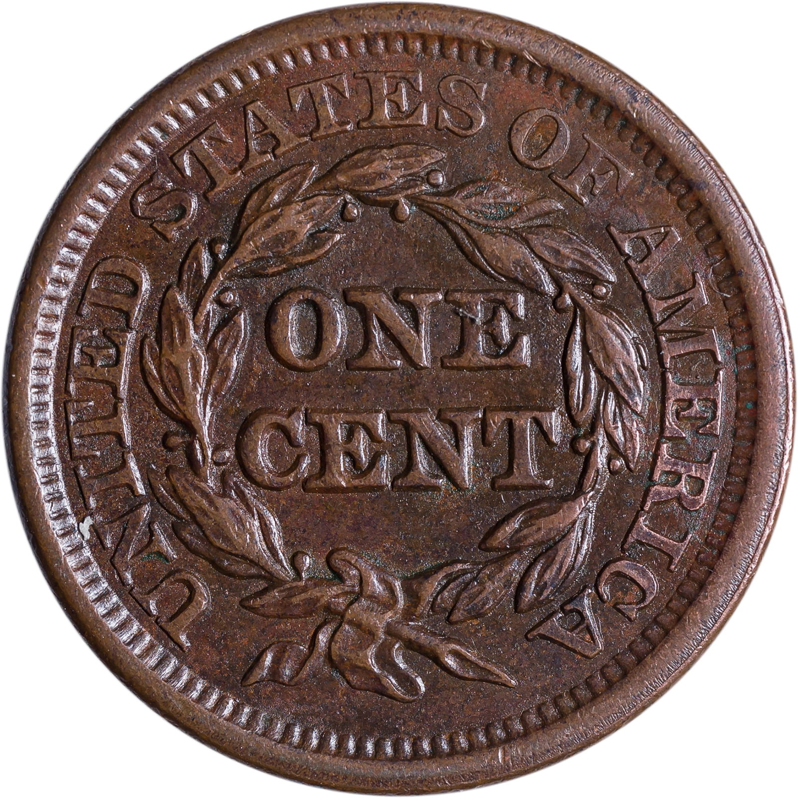 AU-50 1847 Large Cent - 2
