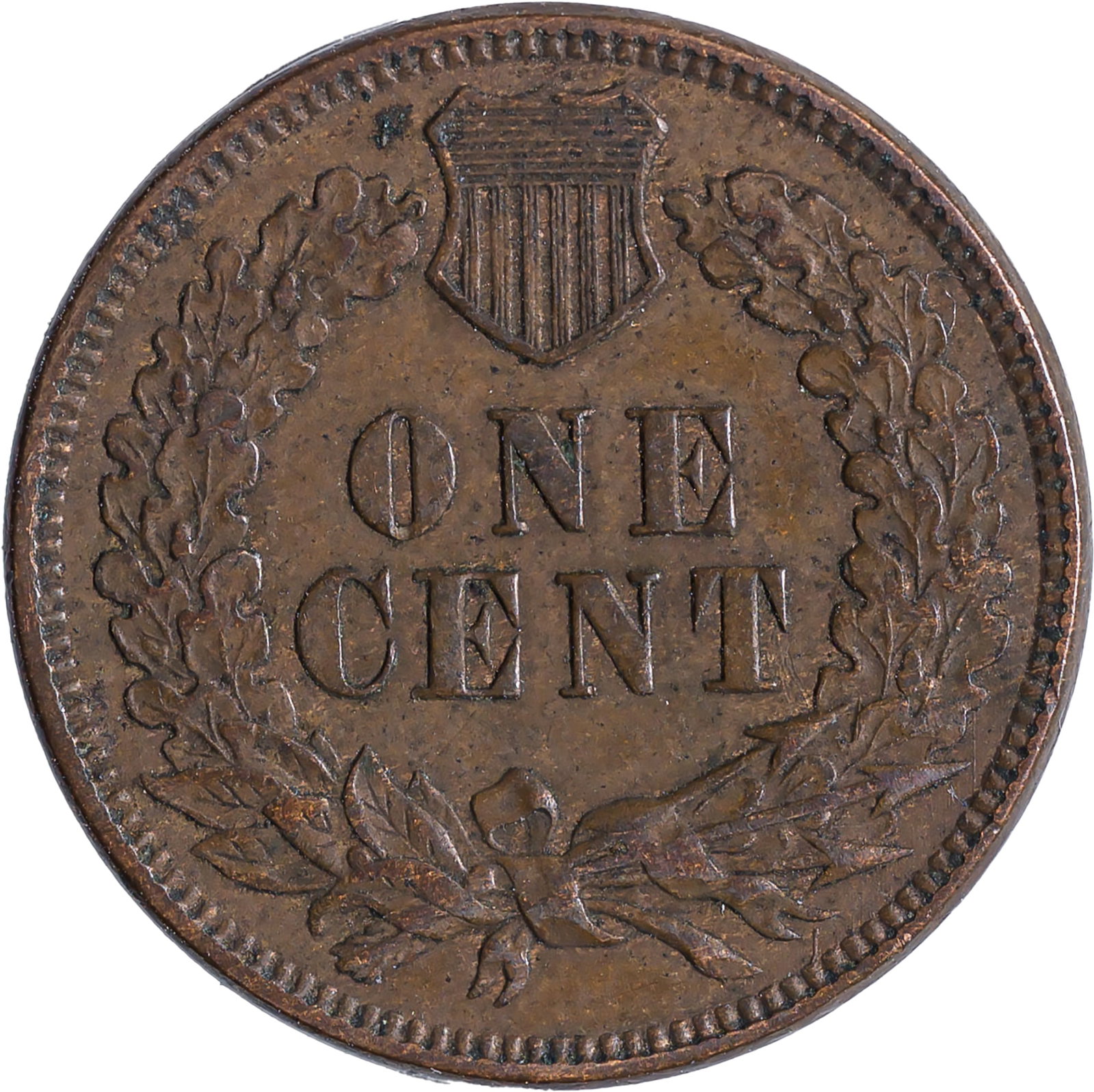 AU-50 1876 Indian Cent - 2
