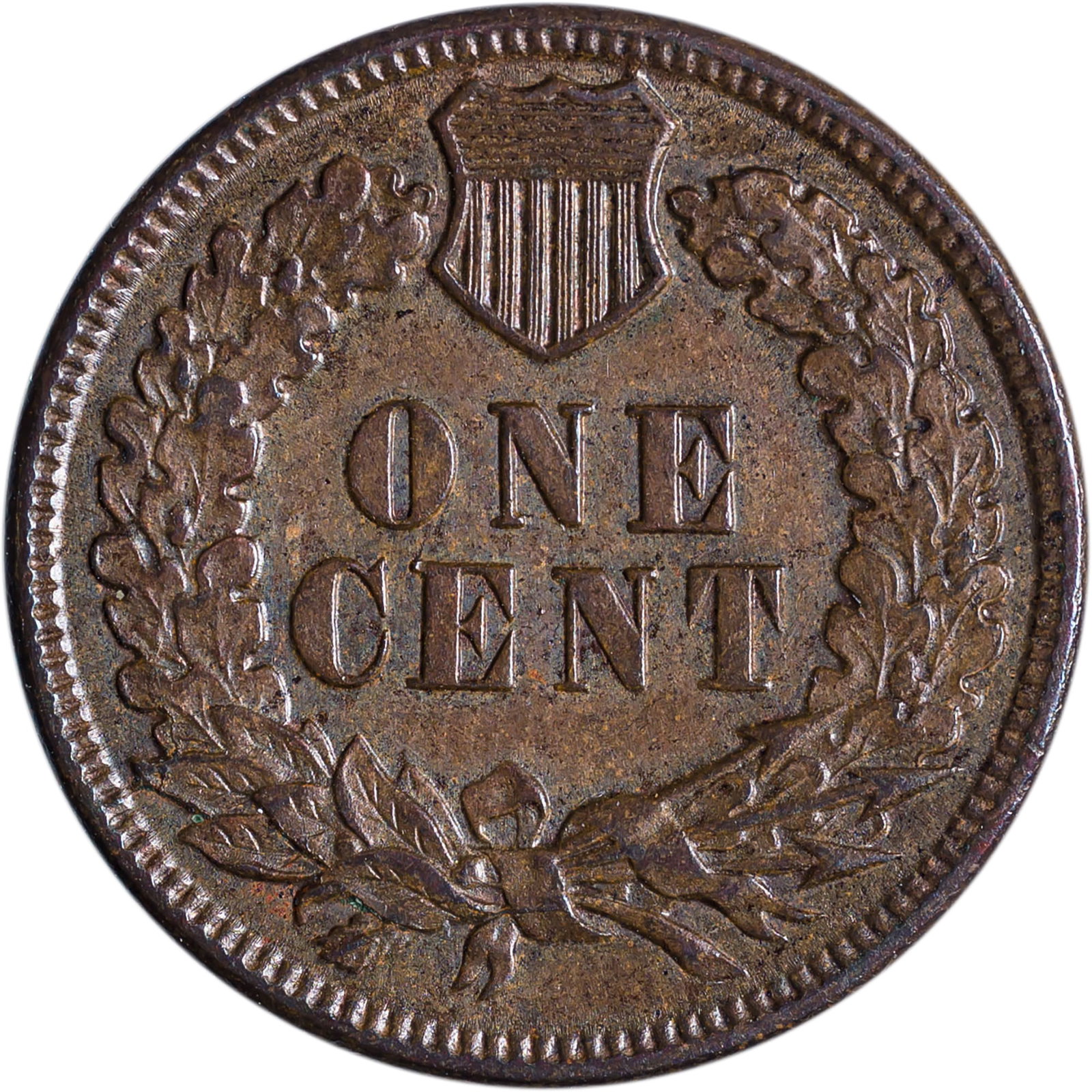 AU-50+ 1885 Indian Cent - 2