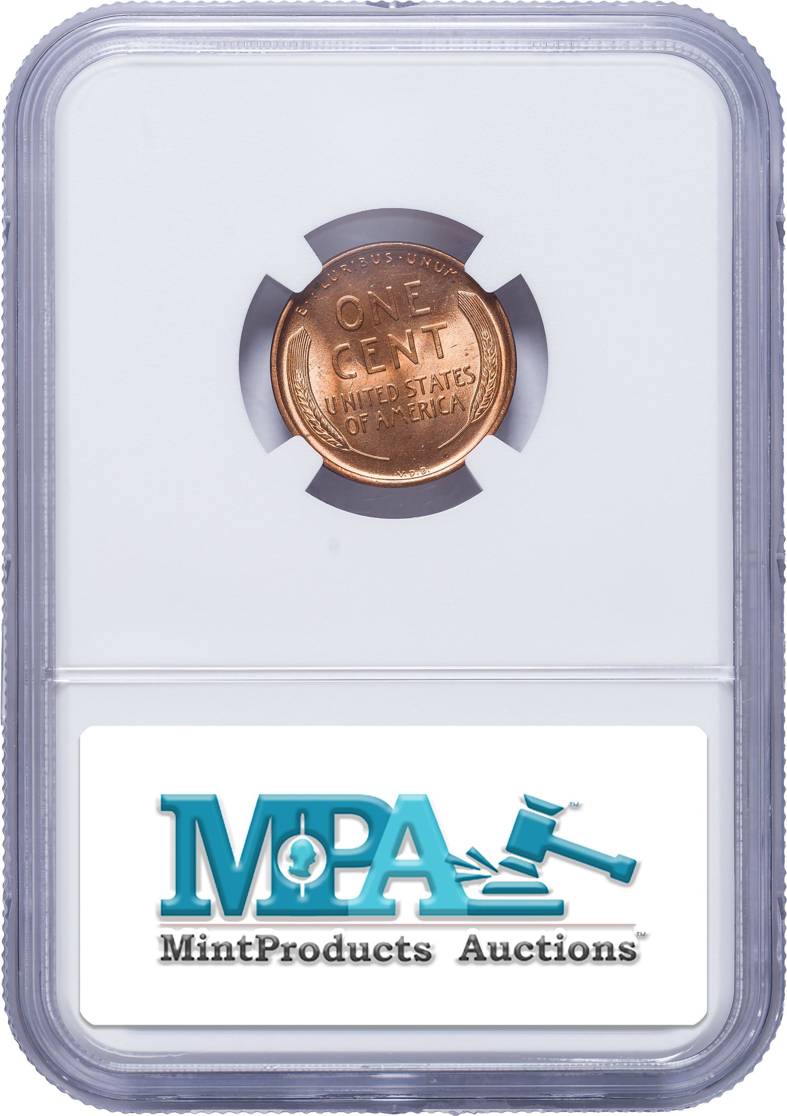 NGC MS-66 RB 1909 V.D.B. Cent - 2