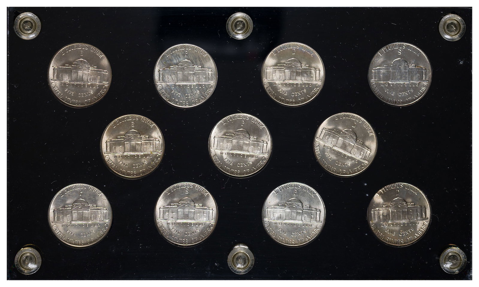 Choice to Gem Unc War Nickel Set - 2