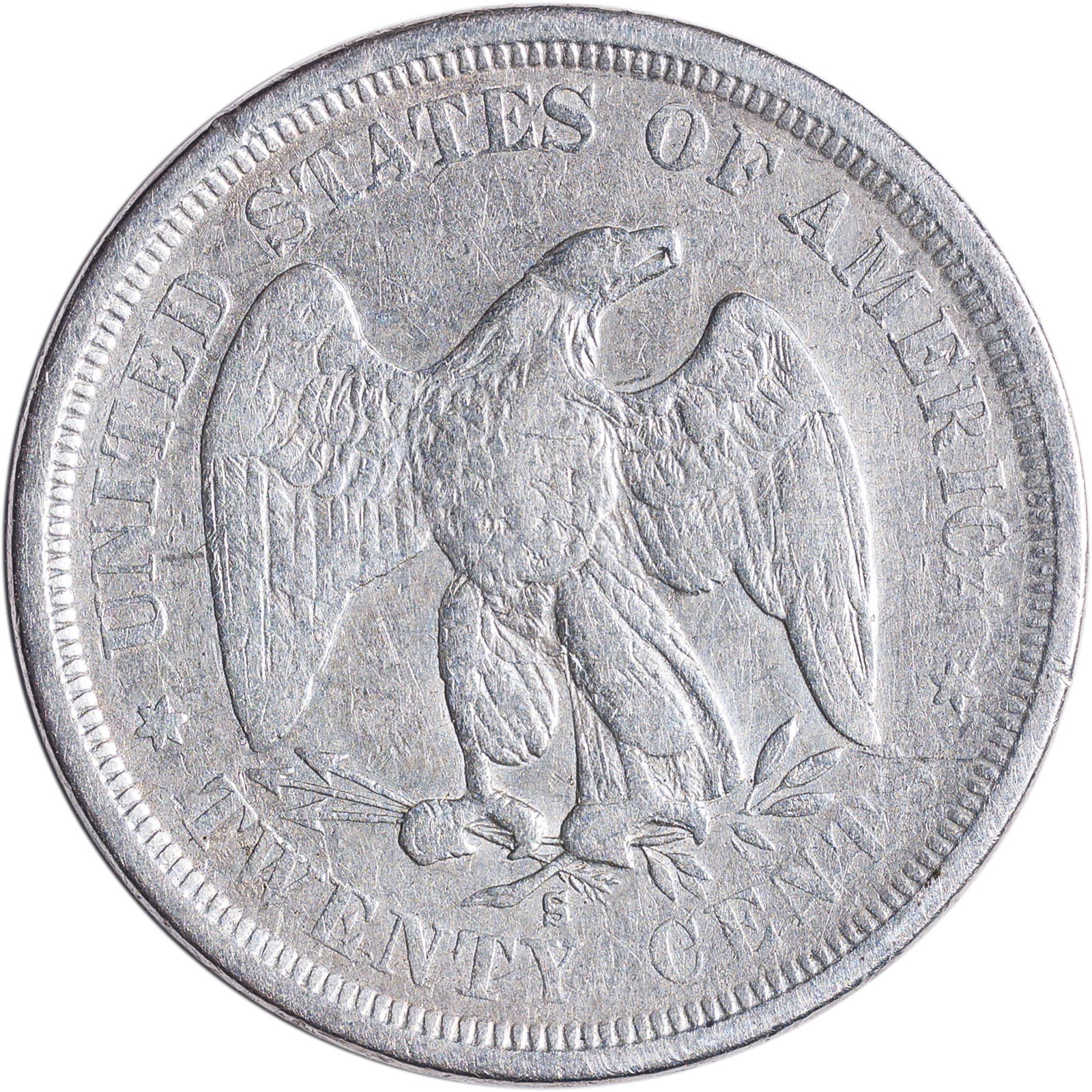 VF-20 1875-S 20-Cents - 2