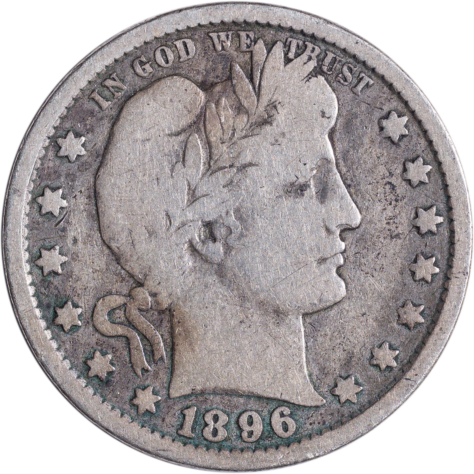 VG-10 1896-O Barber Quarter (1 of 2)
