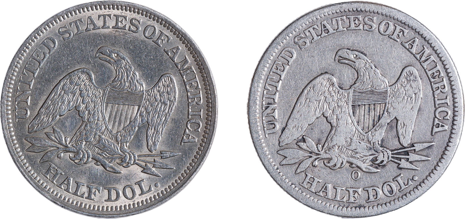 Seated Half Dollar Pair - 2