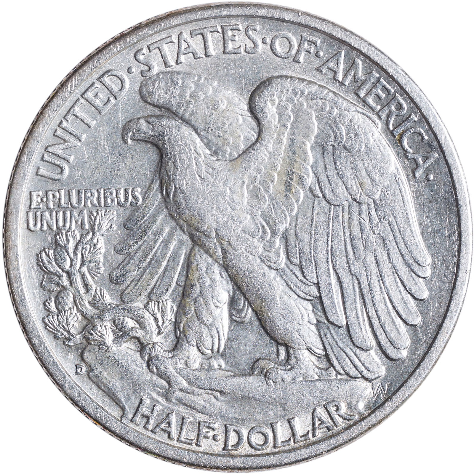 AU-50 1938-D Half Dollar - 2