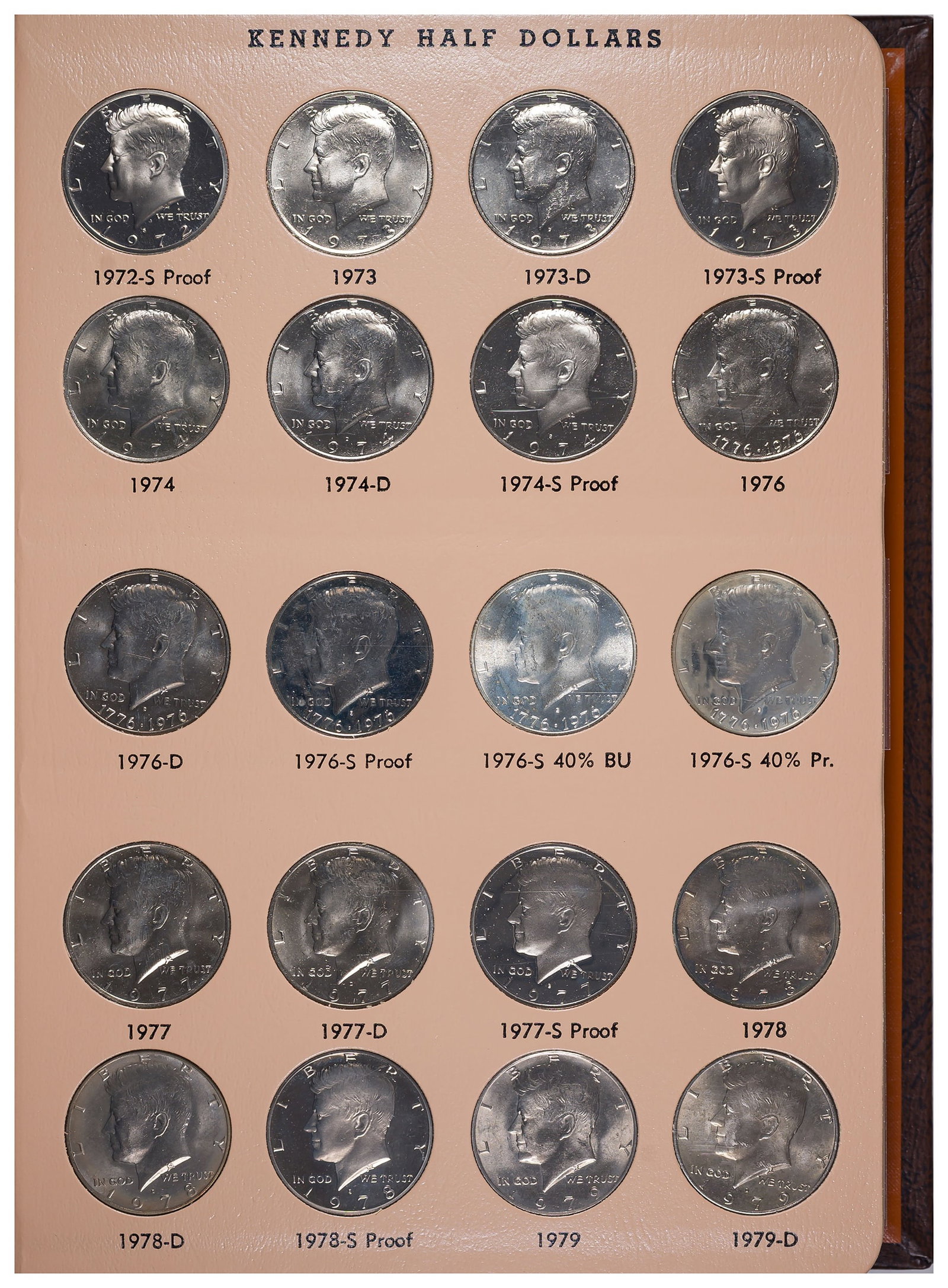 1964-2012-D Kennedy Half Dollar Set - 2