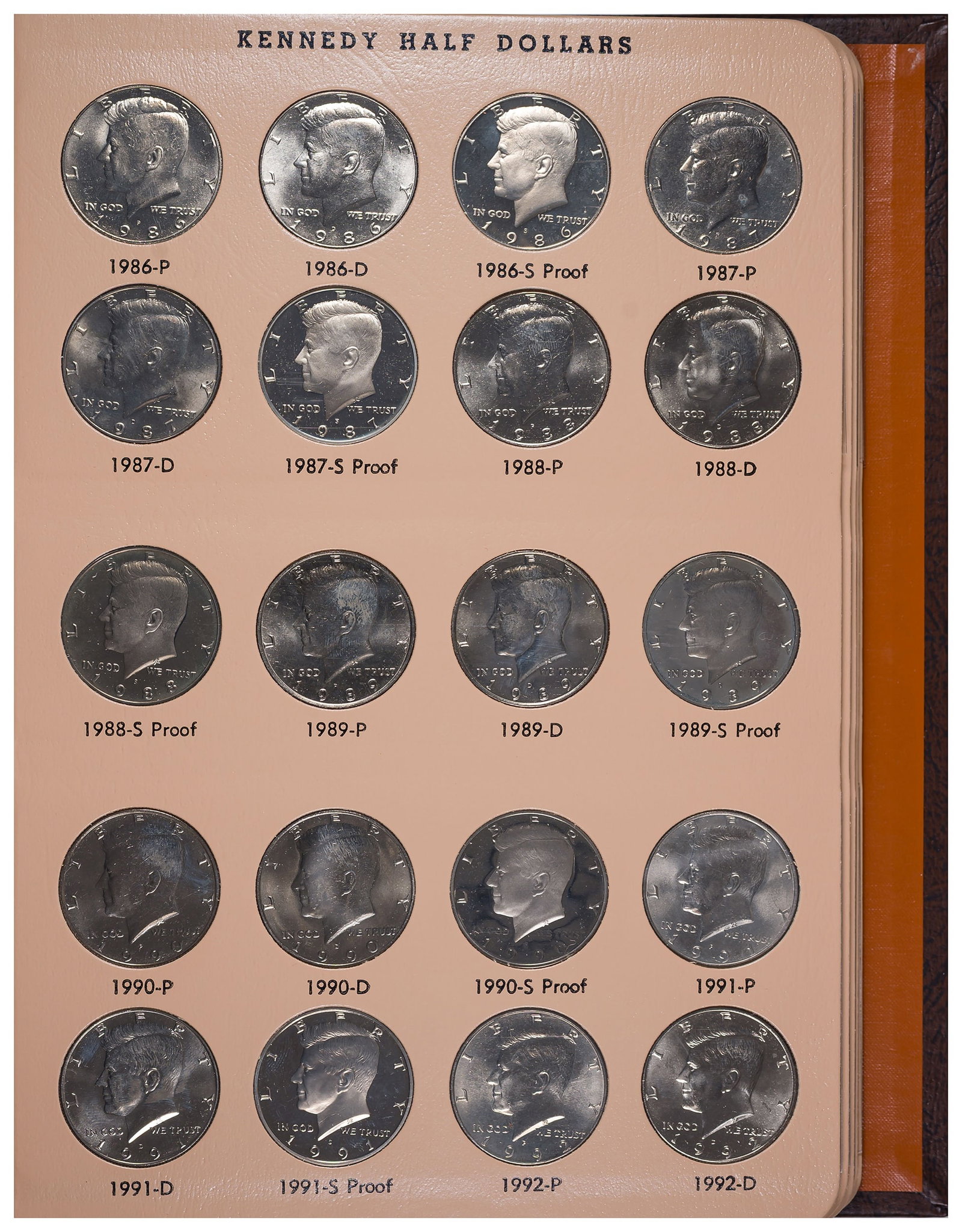 1964-2012-D Kennedy Half Dollar Set - 4