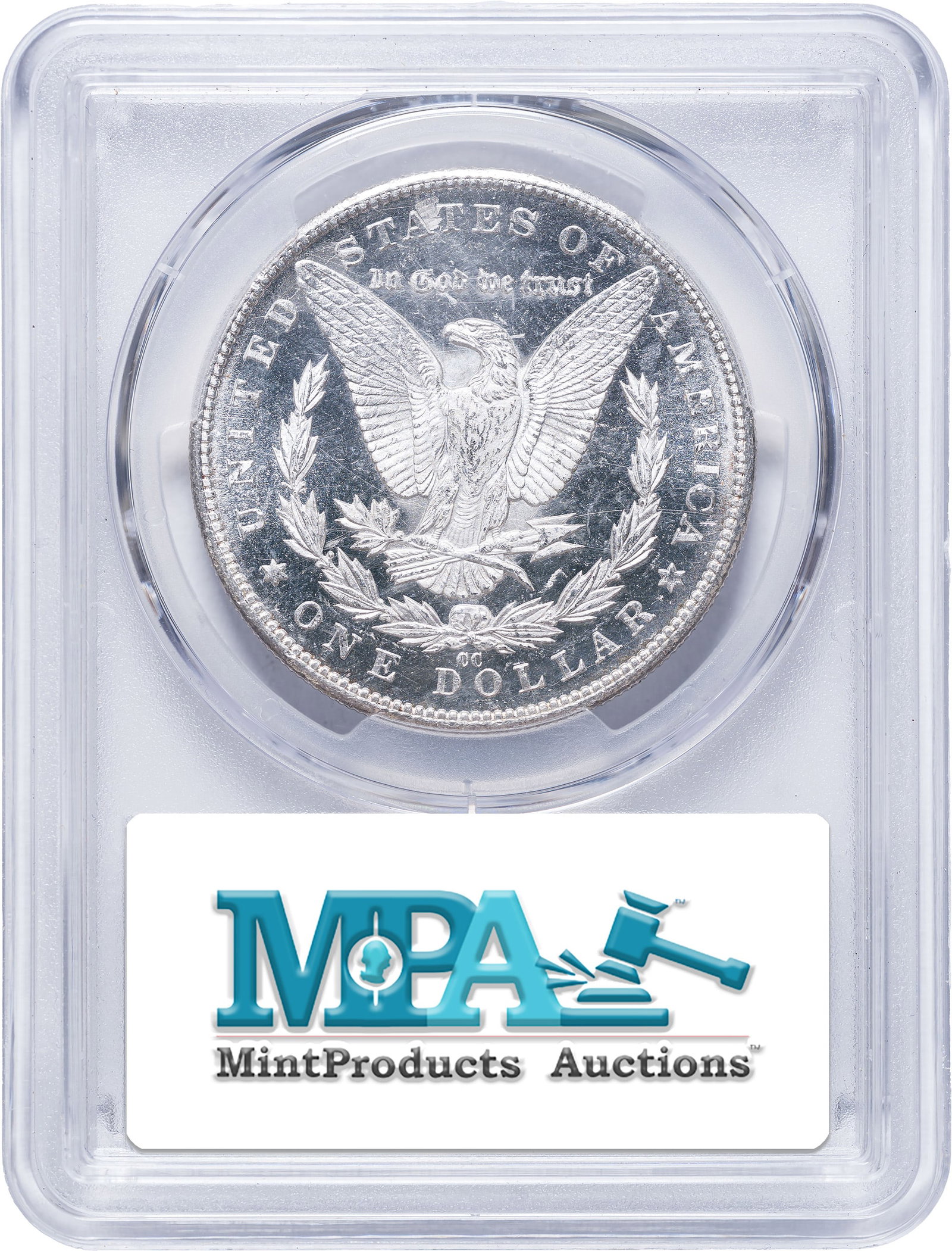 PCGS MS-62 DMPL 1884-CC Morgan Dollar - 2