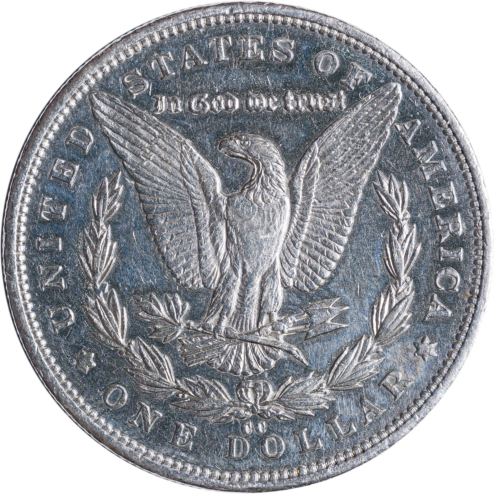 AU Details 1892-CC Morgan Dollar - 2