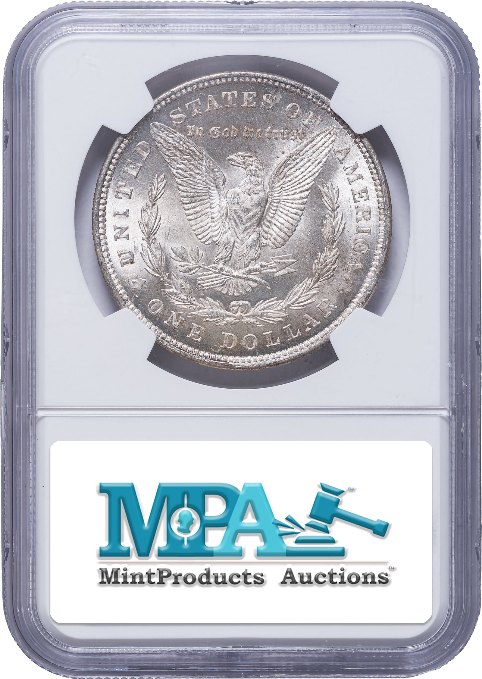 NGC MS-63 1921 Morgan Dollar - 2