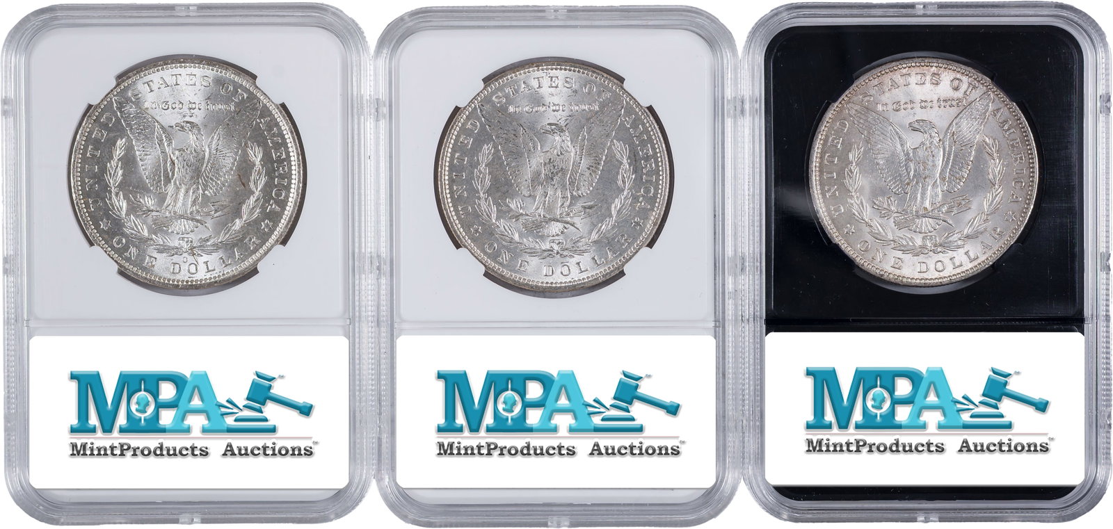 Generic Certified Morgan Dollar Trio - 2