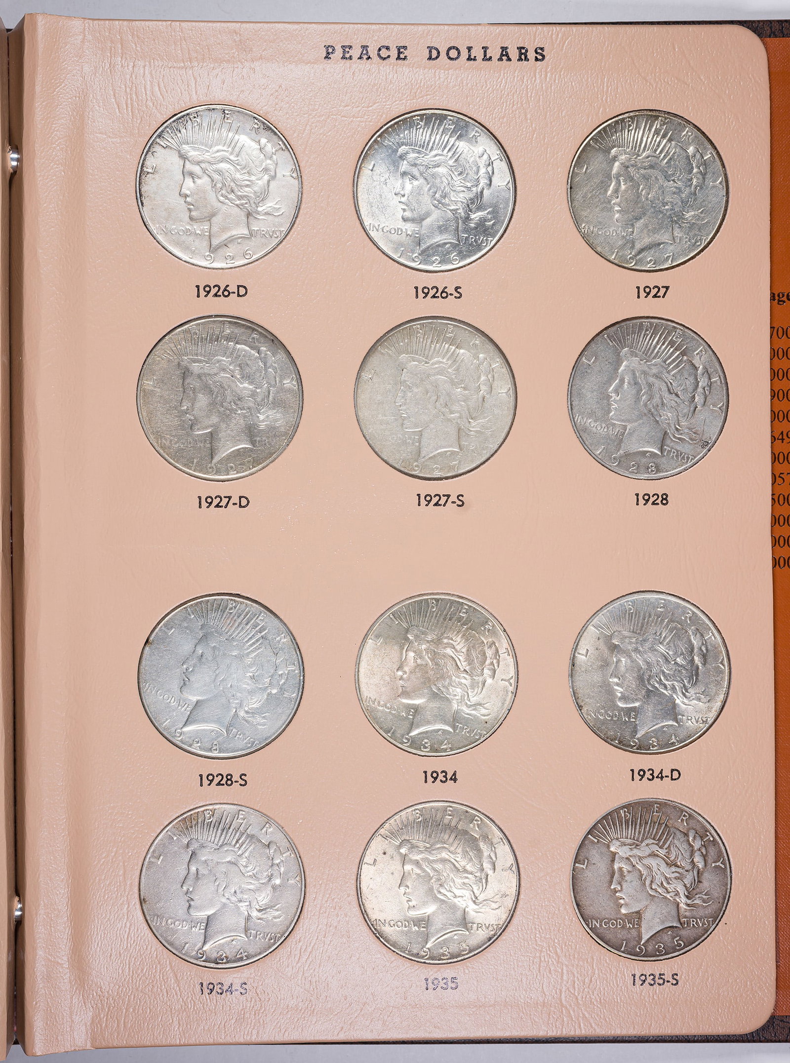 Better Grade Peace Dollar Set - 2