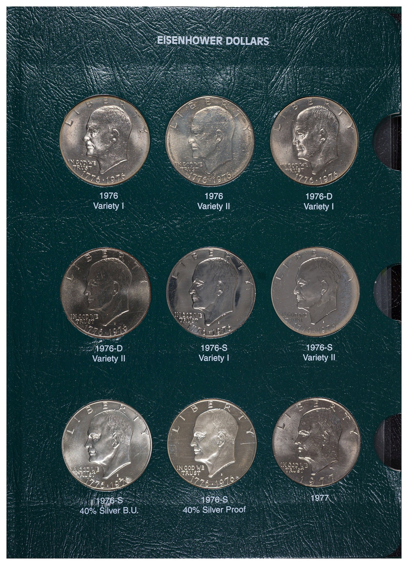 Complete Eisenhower $1 Set with 2 Commemoratives - 3