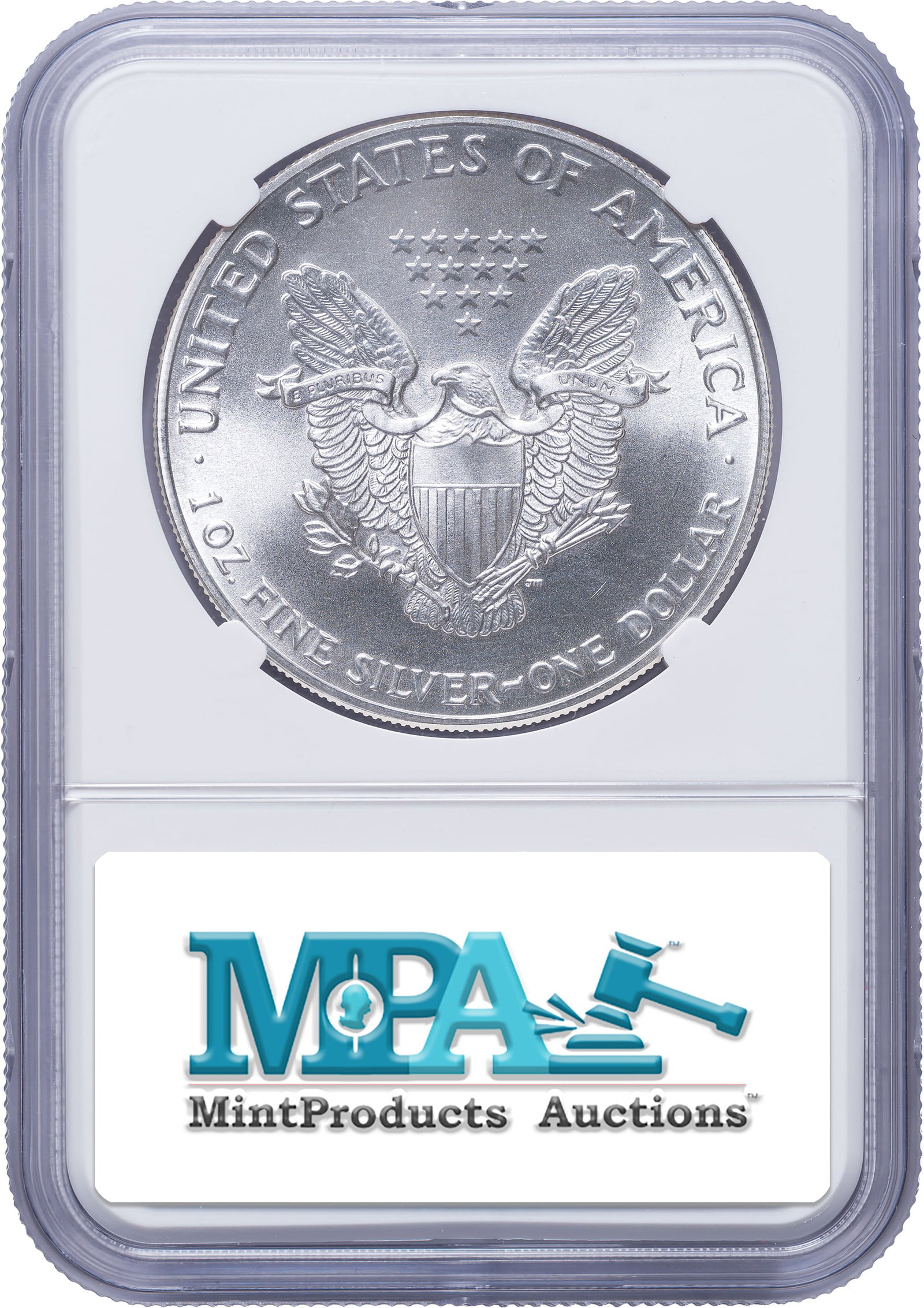 NGC MS-69 1986 Silver Eagle - 2