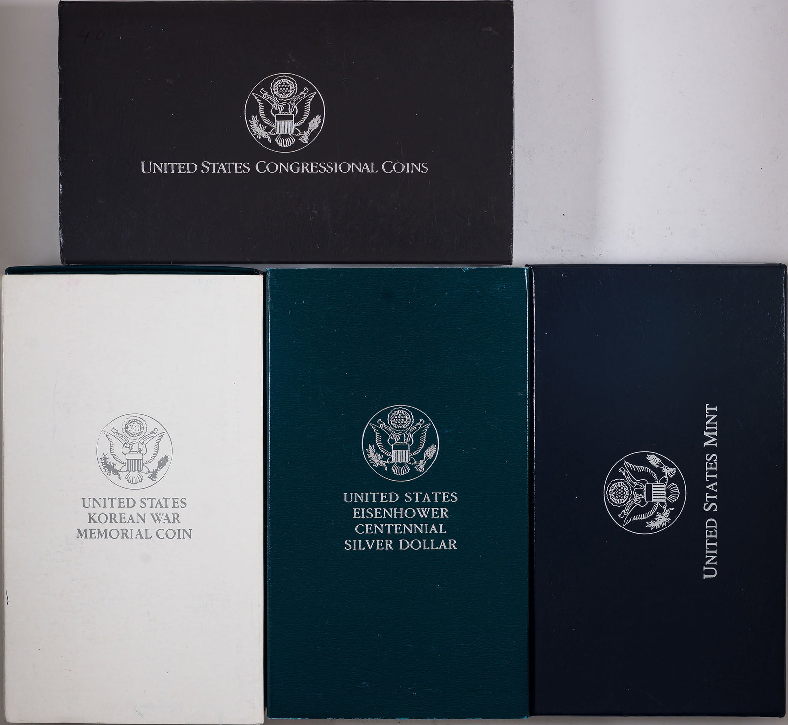 Lot Of 4 Proof Commemorative Silver Dollars - 2