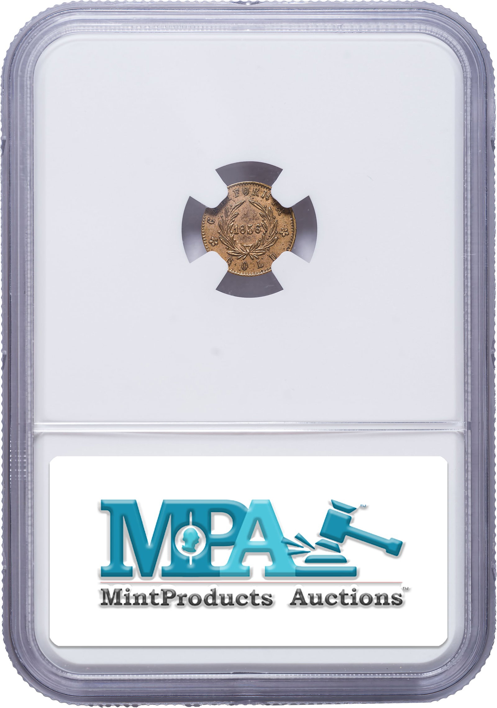 NGC Unc Details 1856 California Gold Token Issue - 2