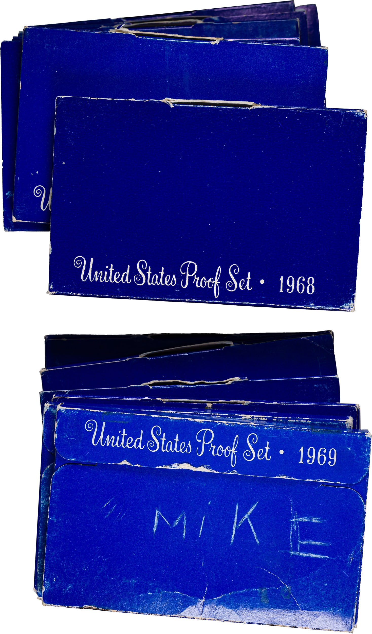 19 Pieces 1968 & 1969 Proof Sets (1 of 1)
