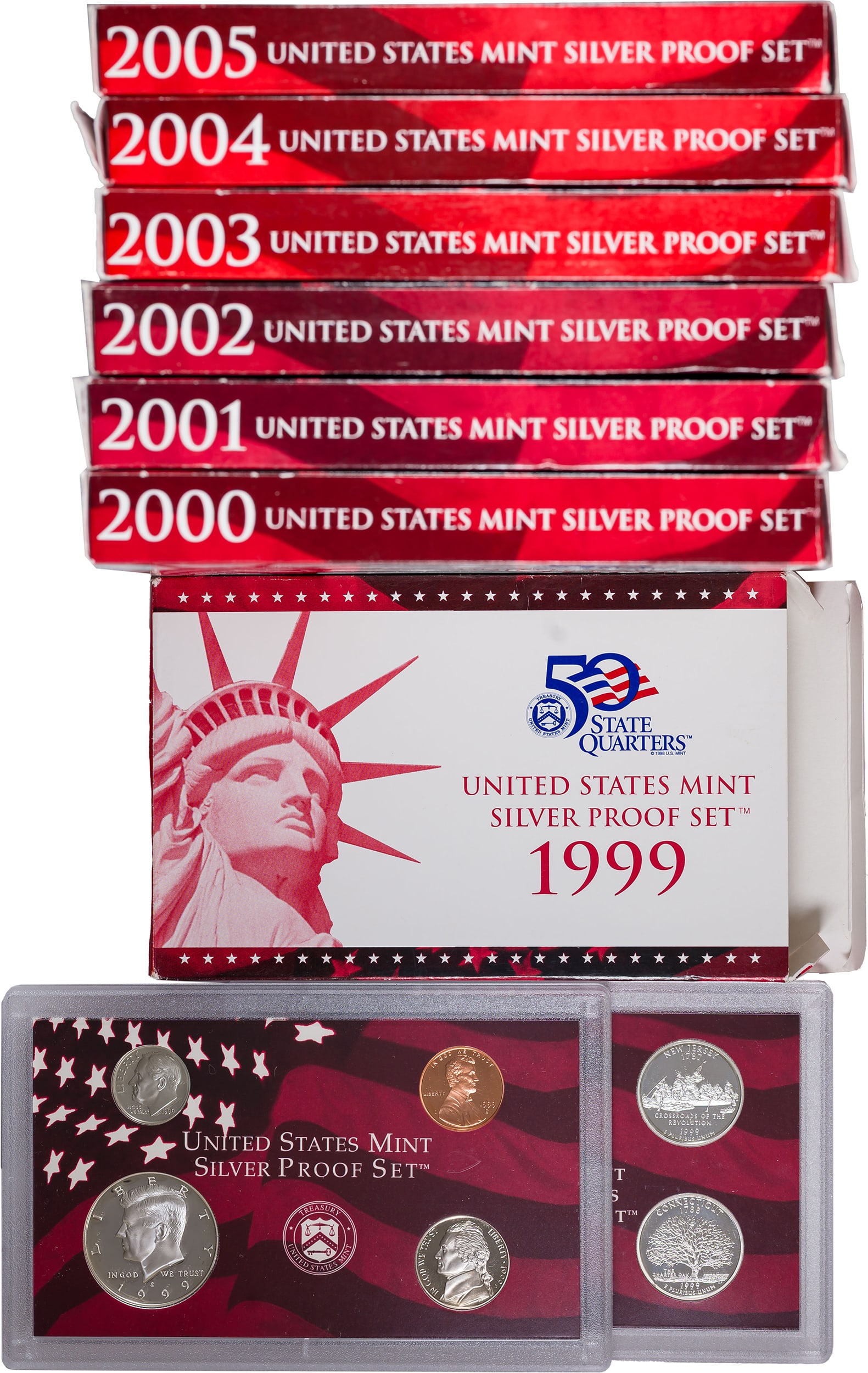 1999-2005 Silver Proof Set Collection (1 of 1)