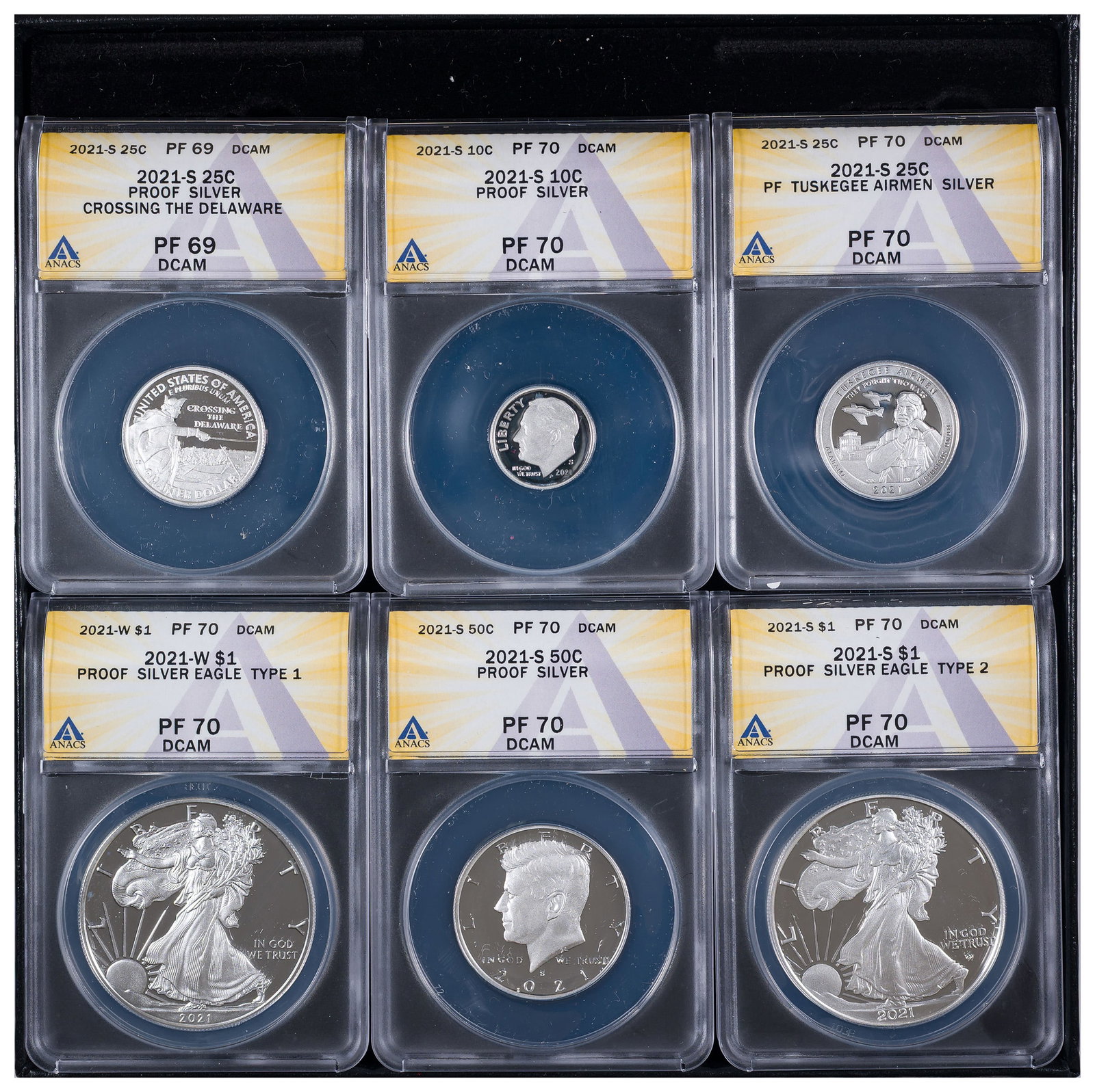 ANACS 2021 Limited Edition Silver Proof Set - 2