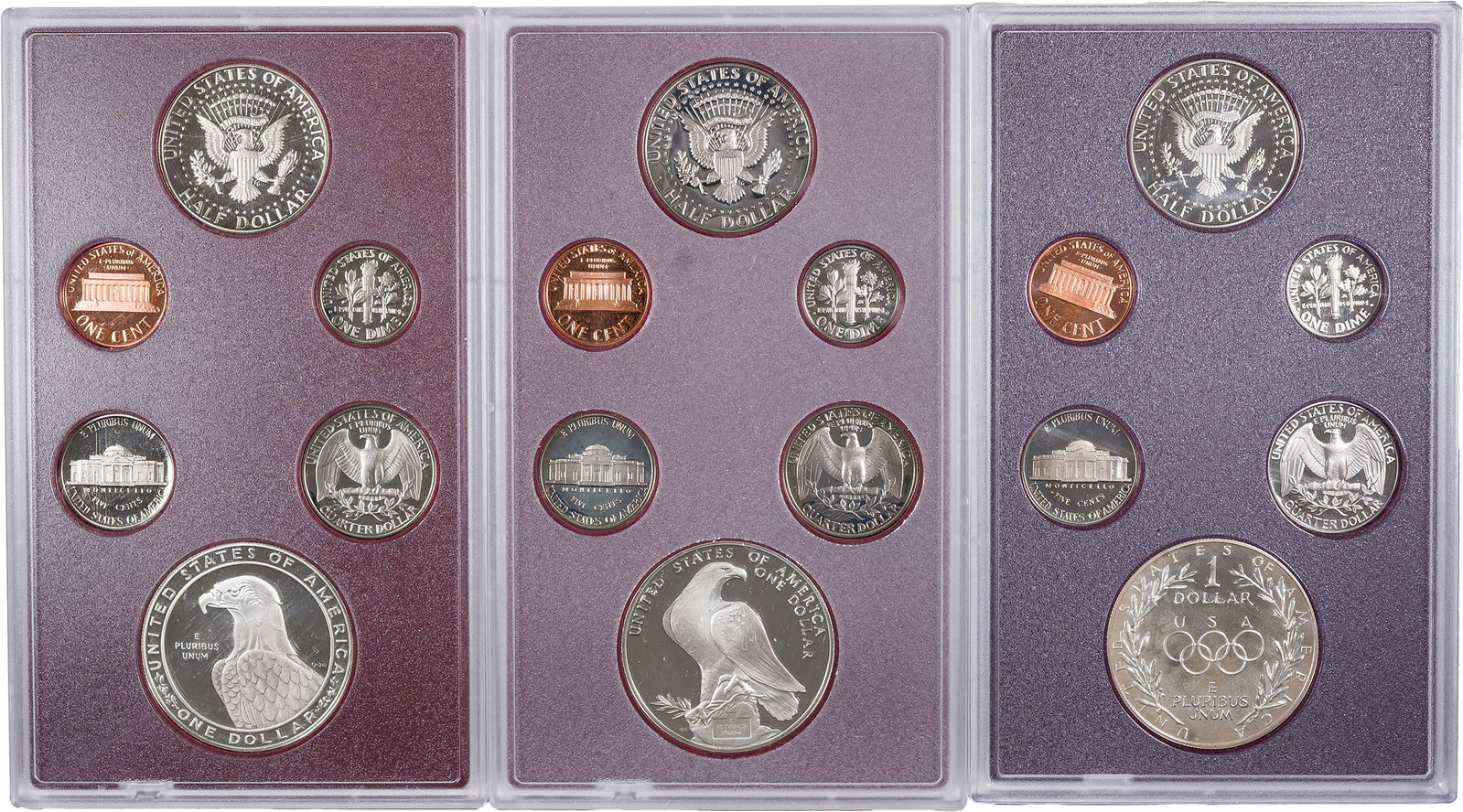 3 Pieces Mixed Prestige Proof Sets - 2