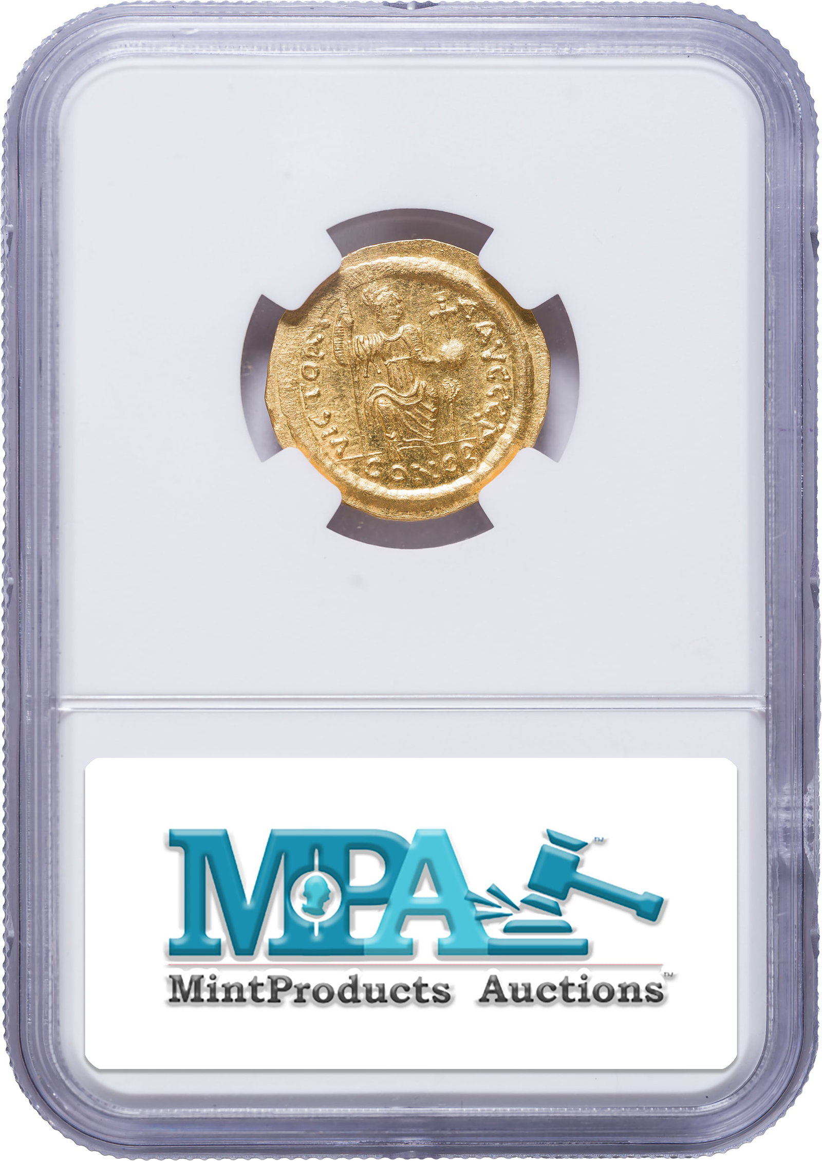 Byzantine Empire. Pleasing Unc Gold Solidus - 2