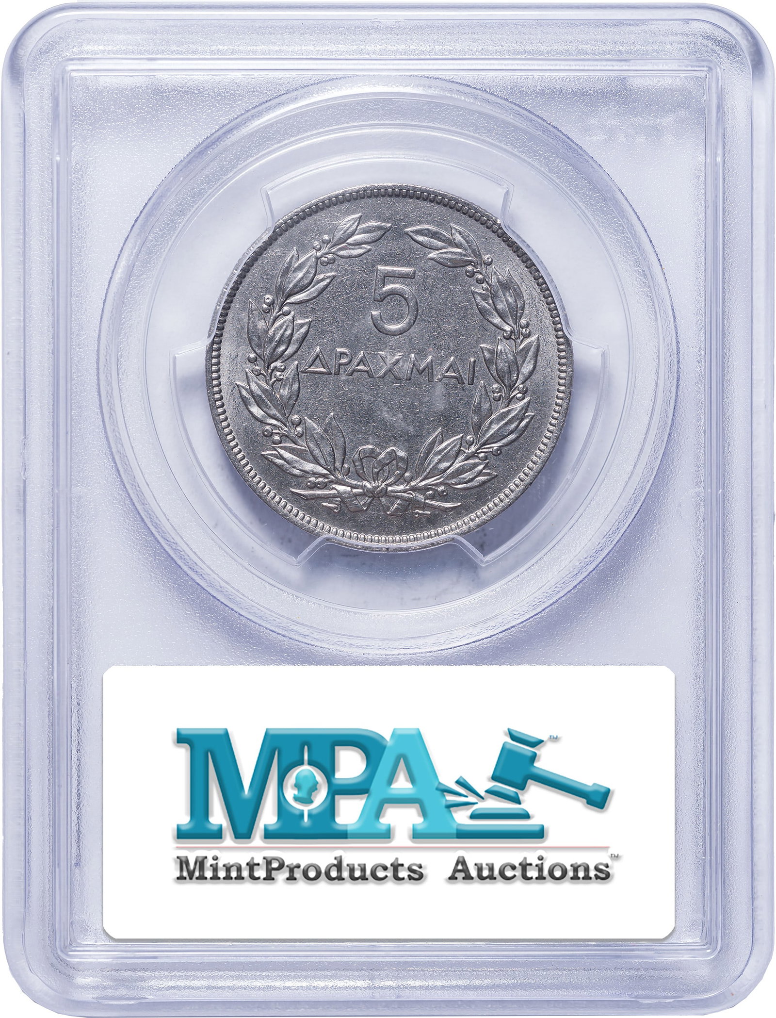 Greece. PCGS MS-65 1930 5 Drachma - 2