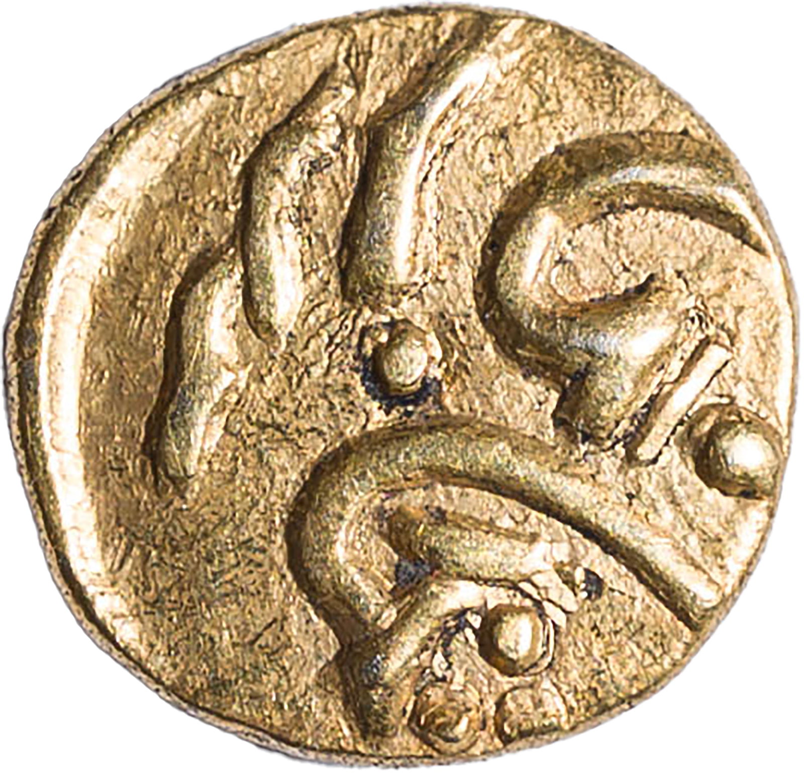 India. EF-AU Gold Fanam - 2