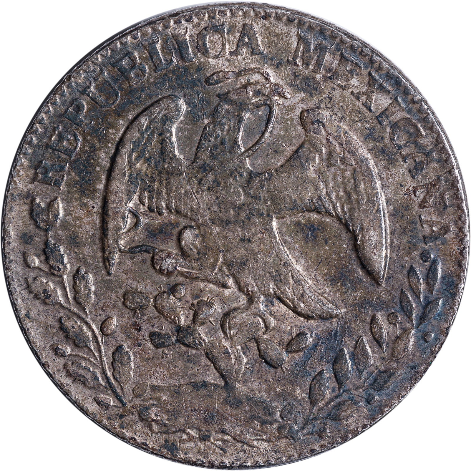 Mexico. AU-50 1861-PF 8 Reales - 2