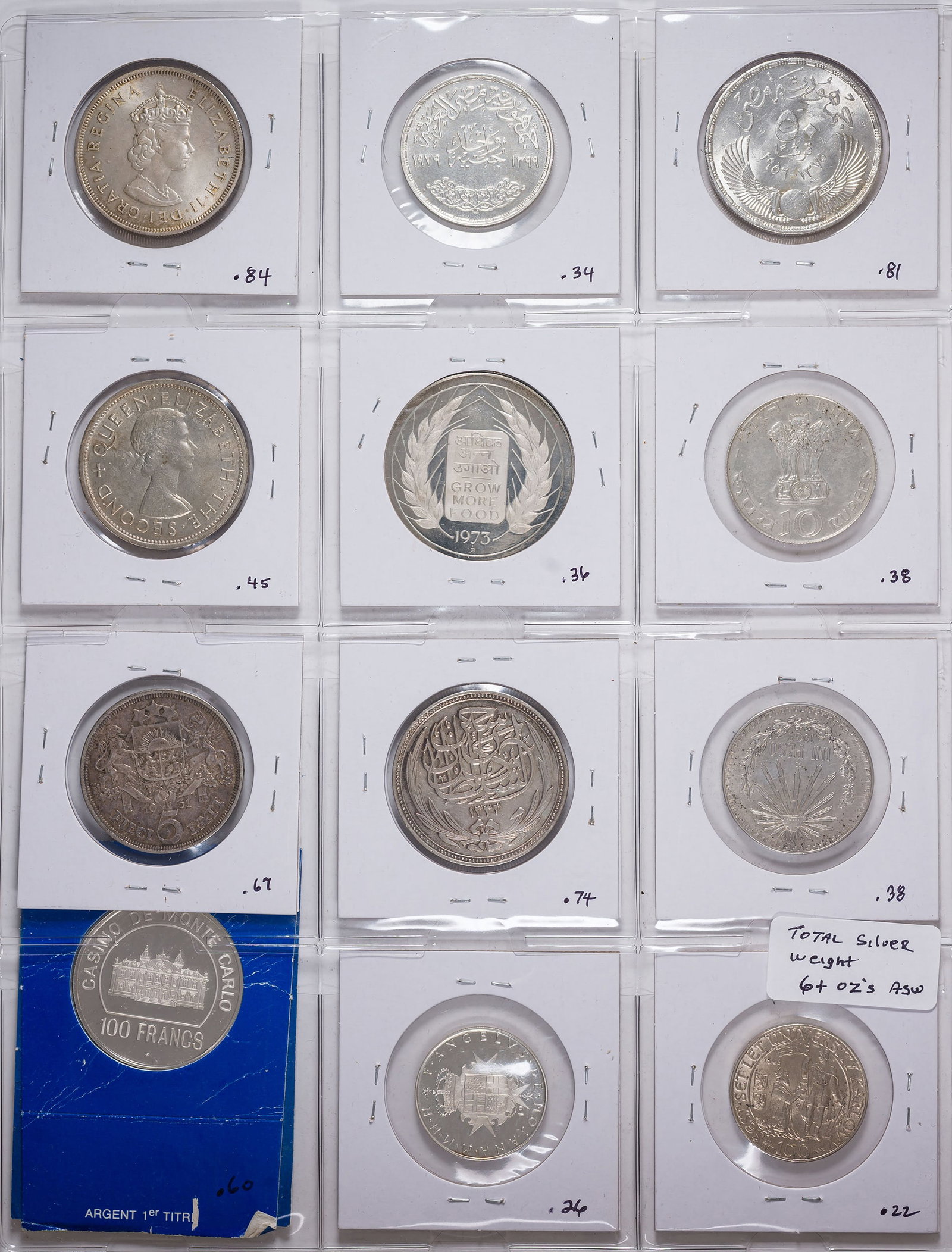 12 Piece World Silver Lot - 2