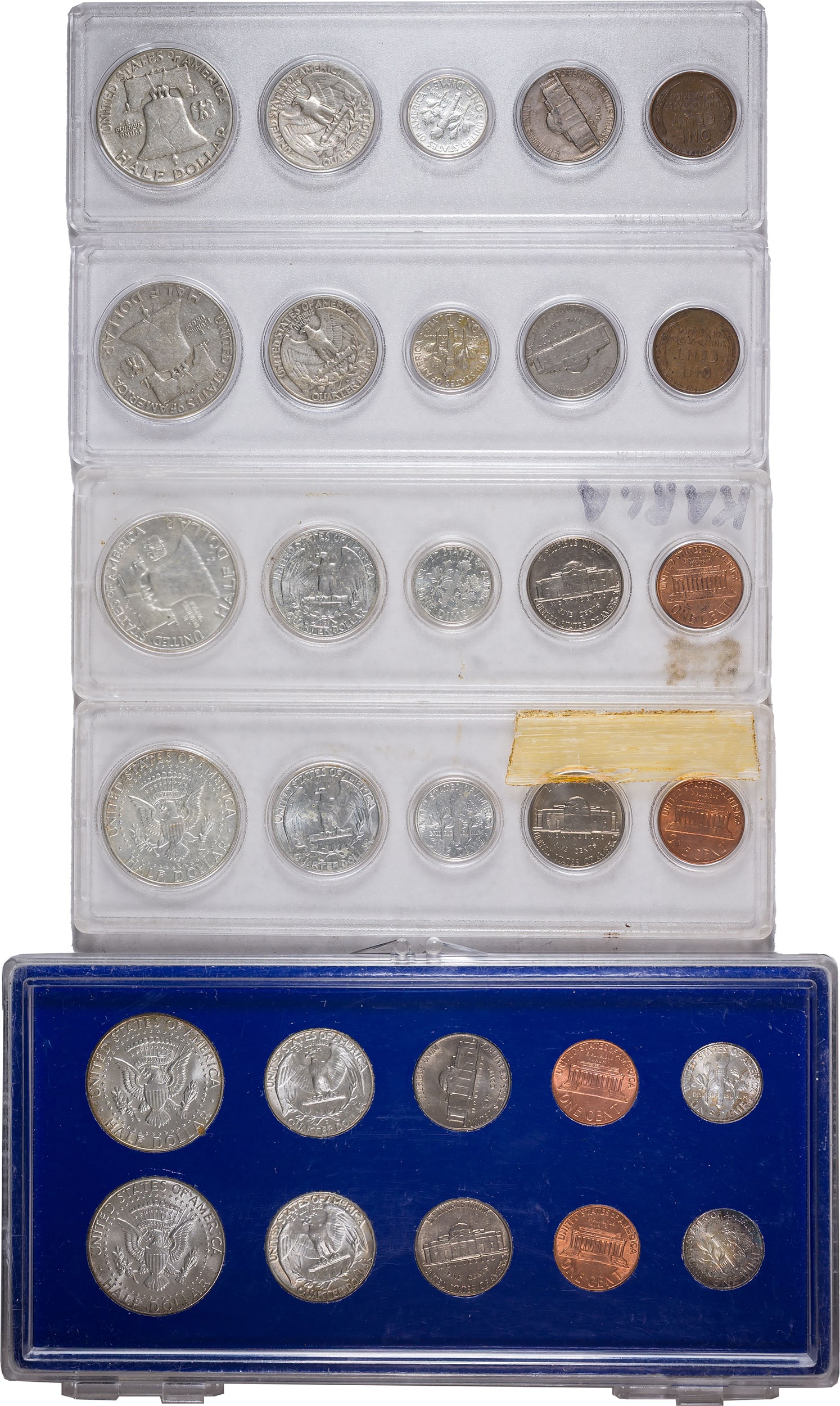 6 Pcs Silver Year Sets - 2