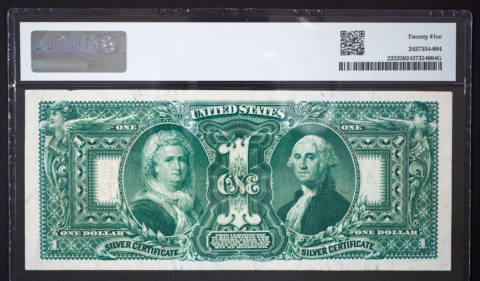 PMG VF-25 1896 Educational $1 Silver Certificate - 2