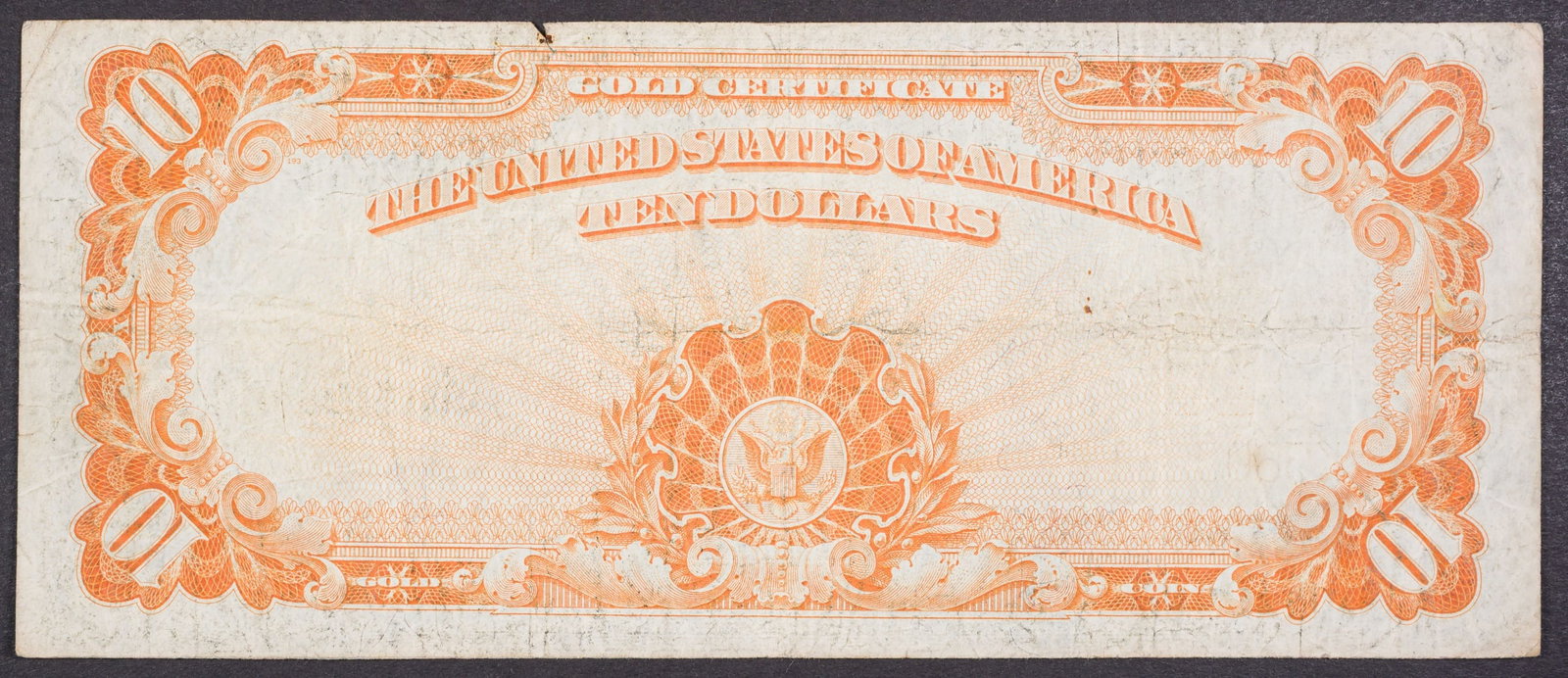 VF 1922 $10 Gold Certificate - 2