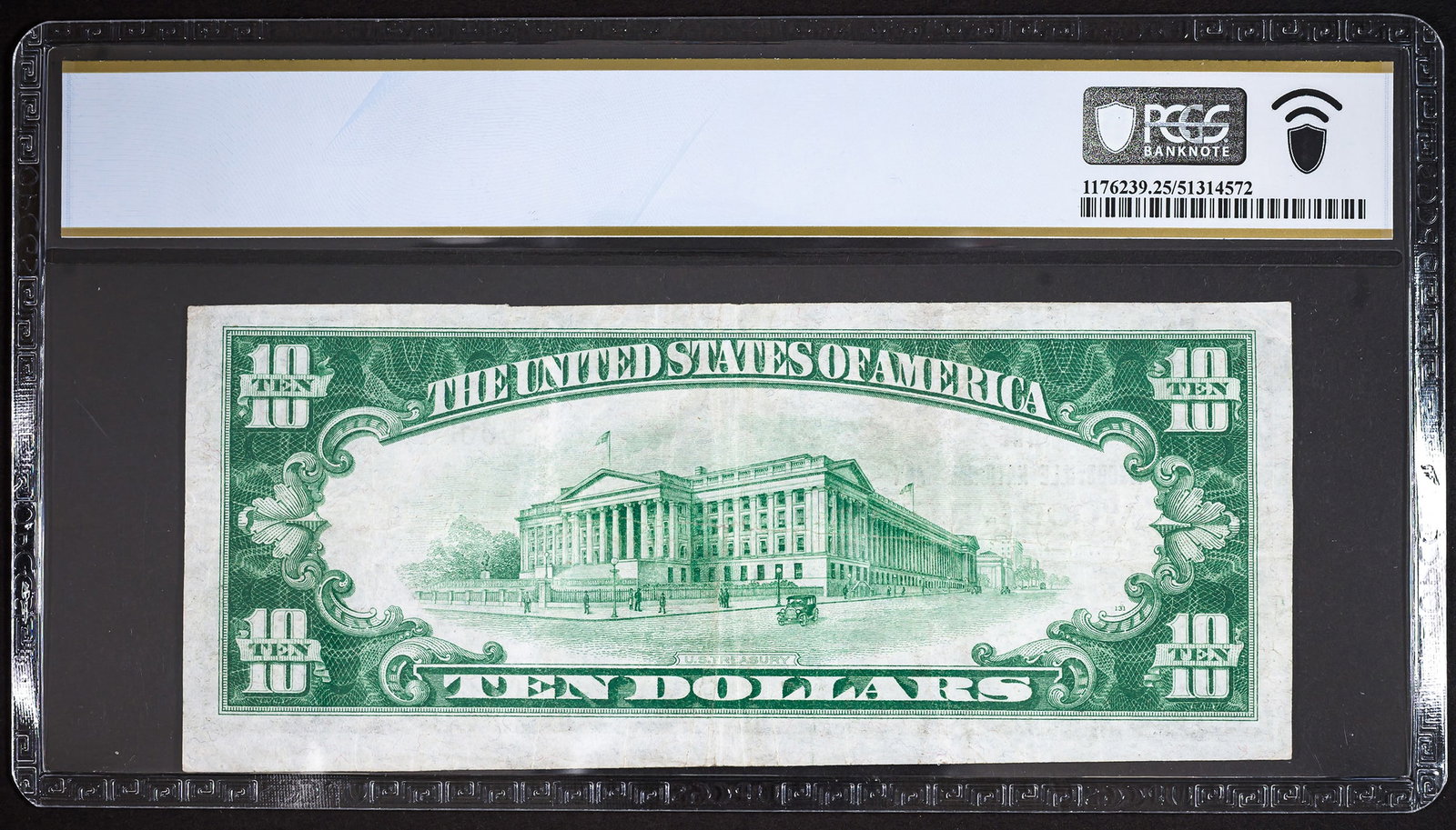 PCGS VF-25 Woodsville NH $10 1929 National Currency - 2