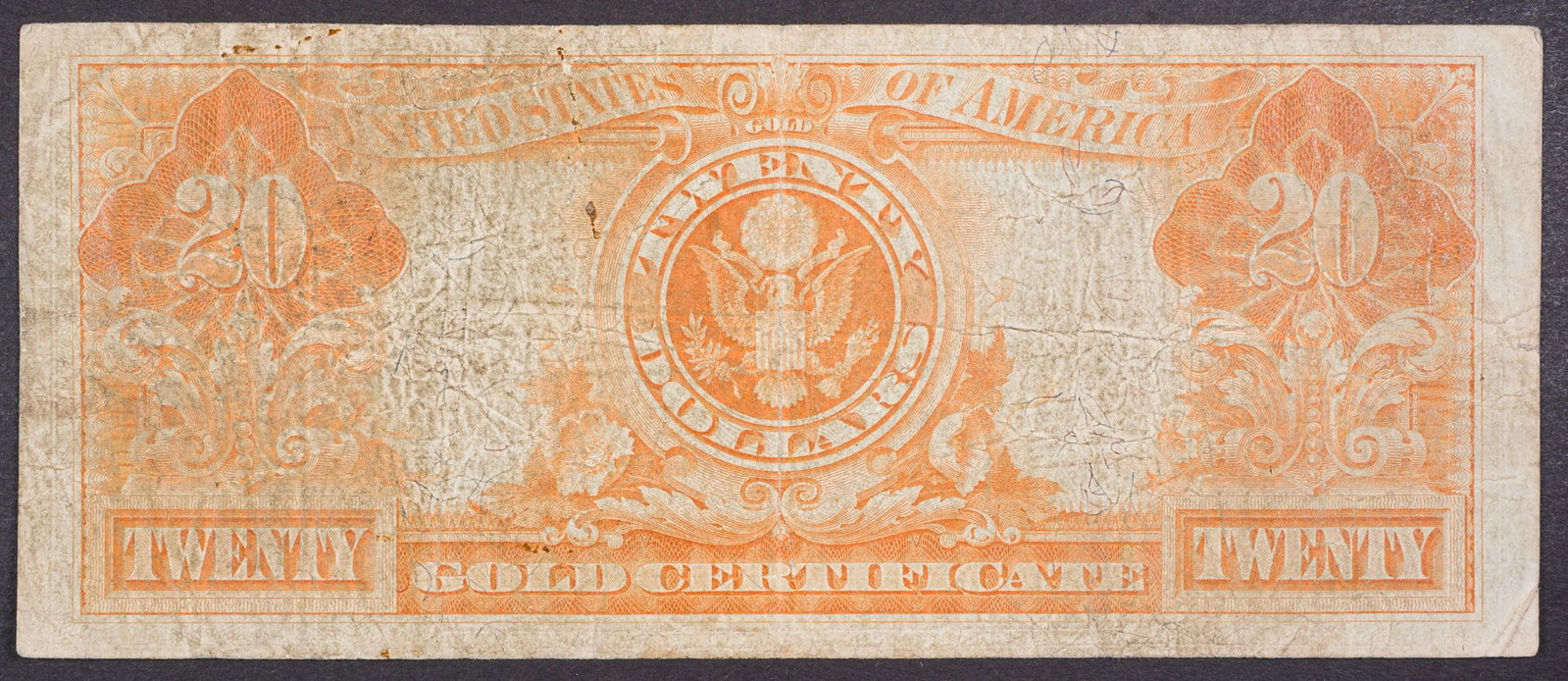 VF 1922 $20 Gold Certificate - 2