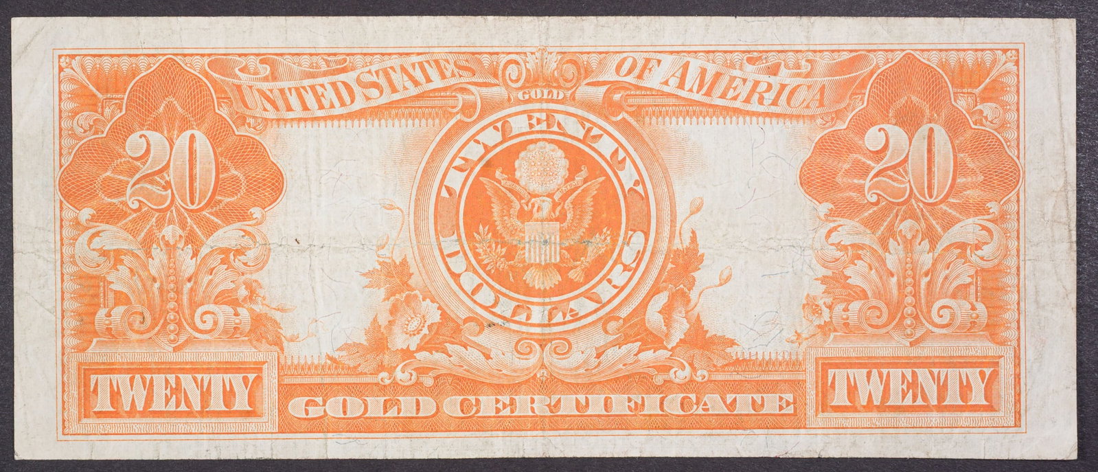 VF 1922 $20 Gold Certificate - 2