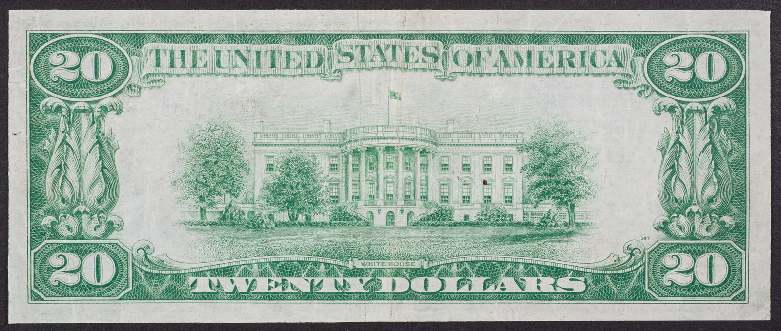 VF Waldoboro Maine 1929 $20 National Currency - 2