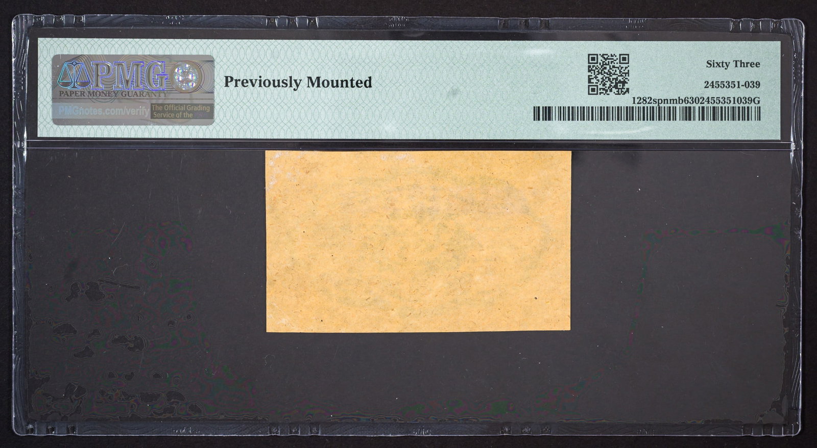 PMG-63 25 Cents Fractional Specimen - 2