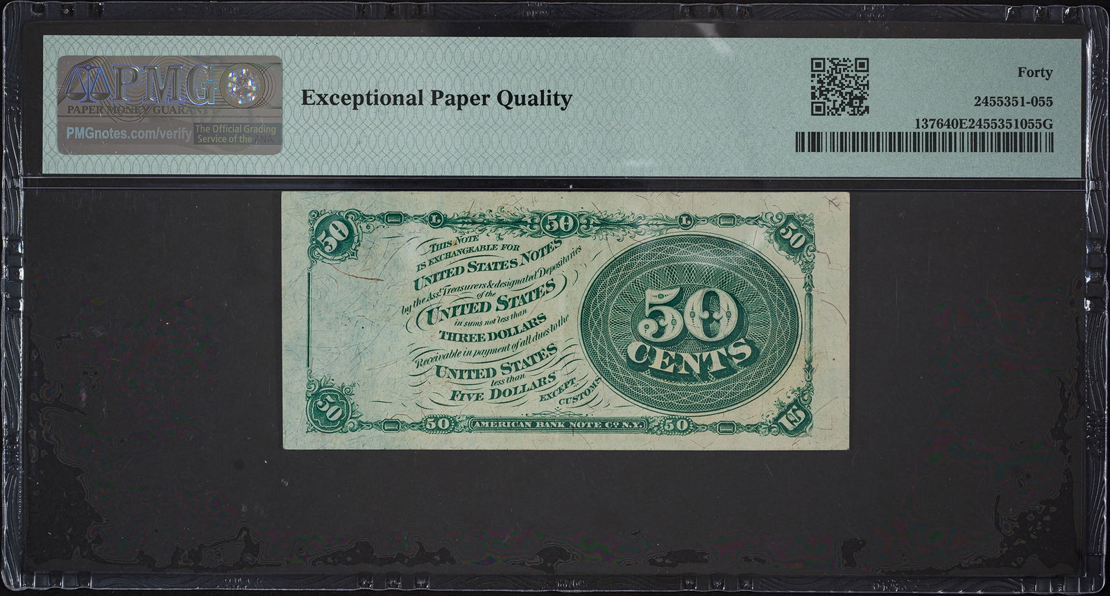 PMG-40 50 Cents Fractional - 2