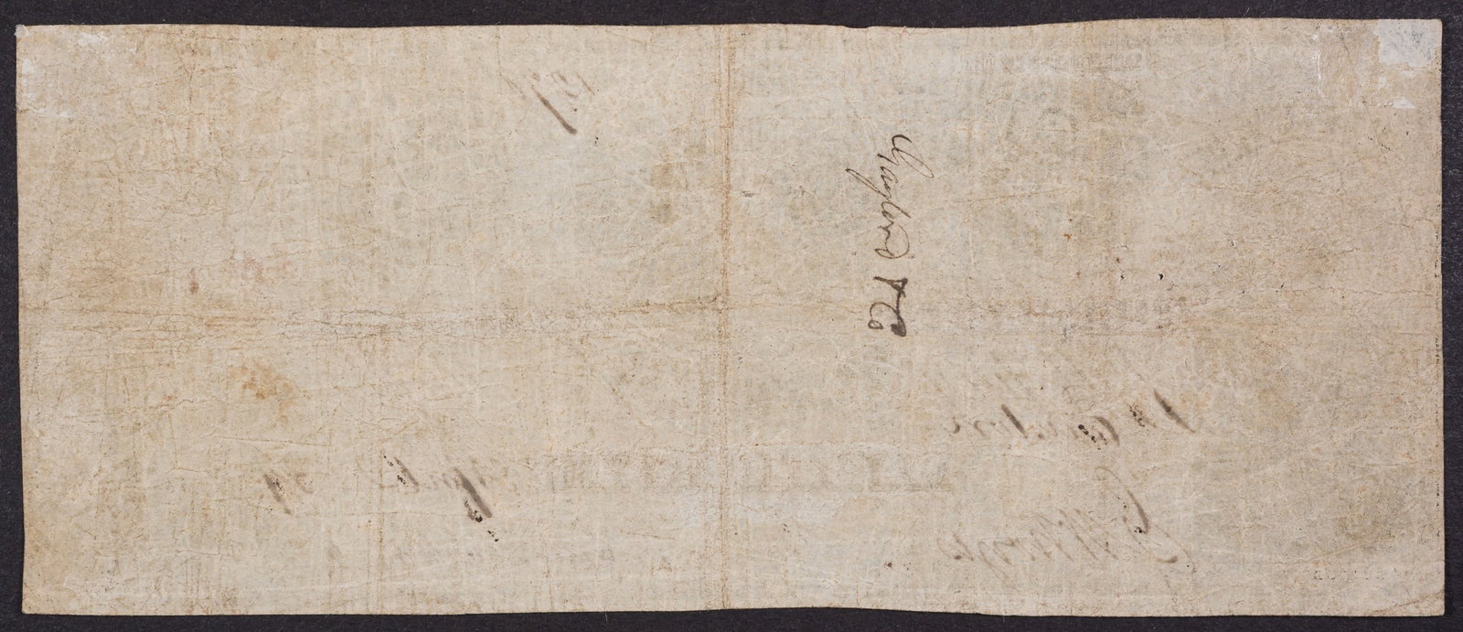 Fine 1834 Mystic Ct. $3 Obsolete - 2