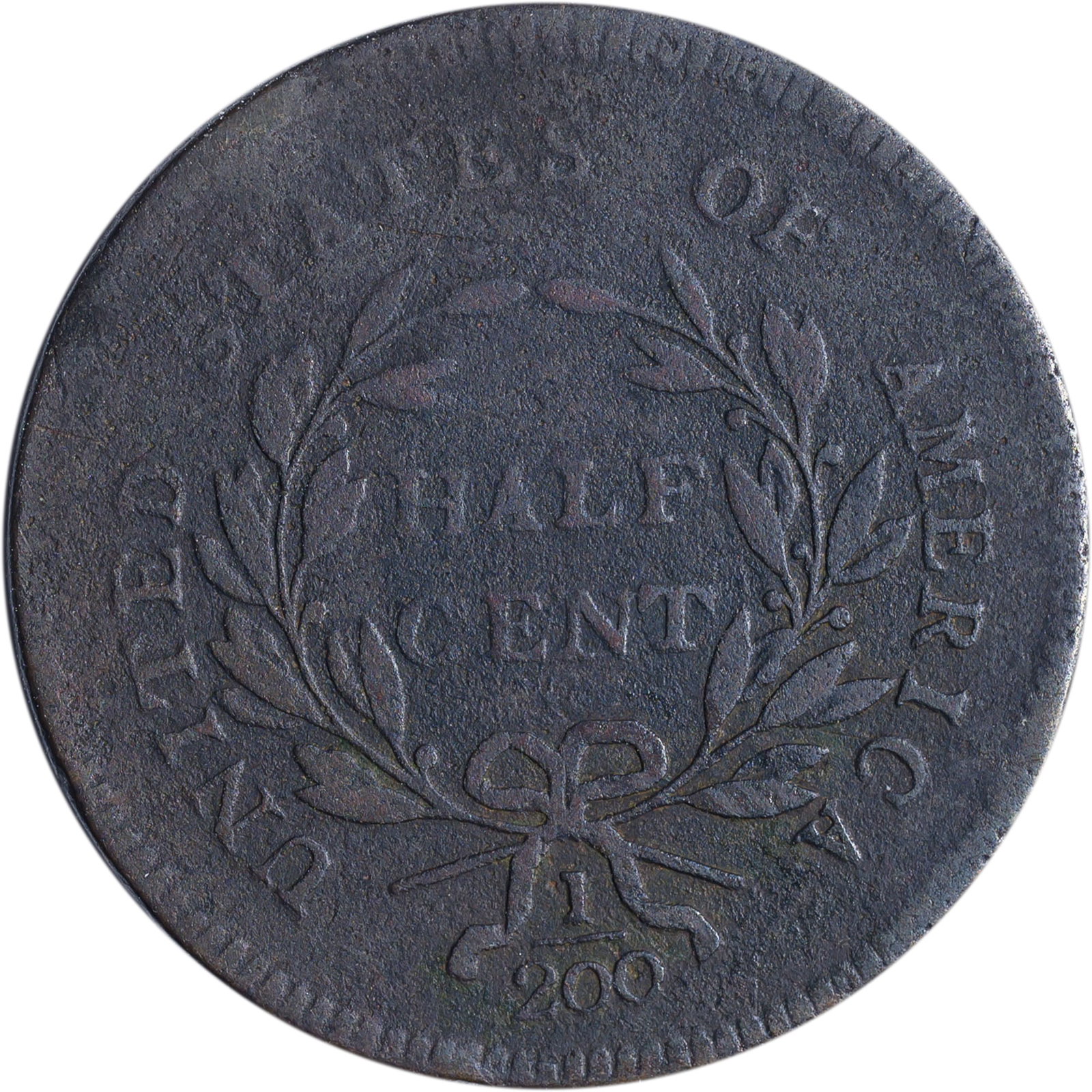 Fine-12 1795 Half Cent - 2