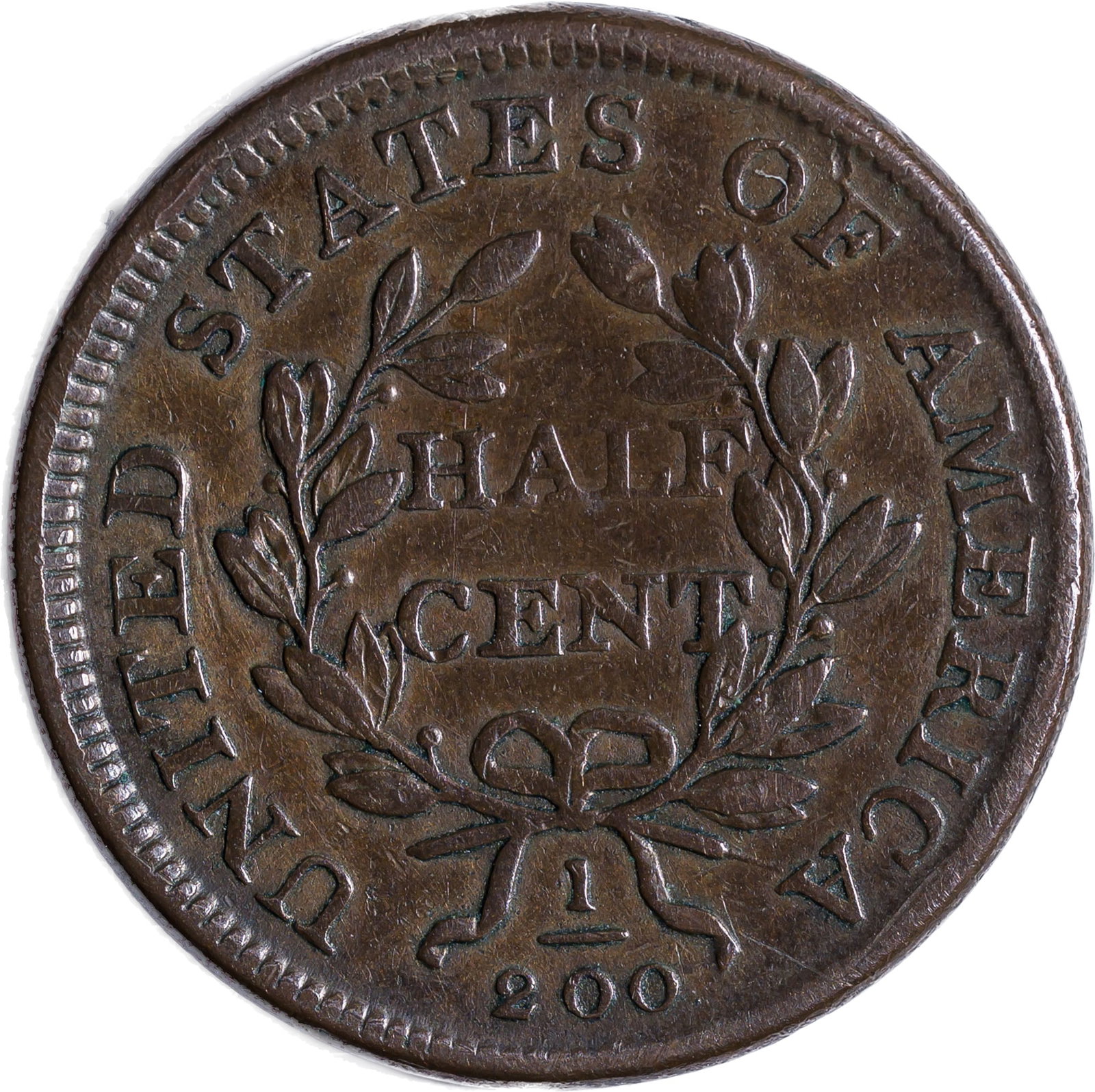 VF-20 1808 Half Cent - 2