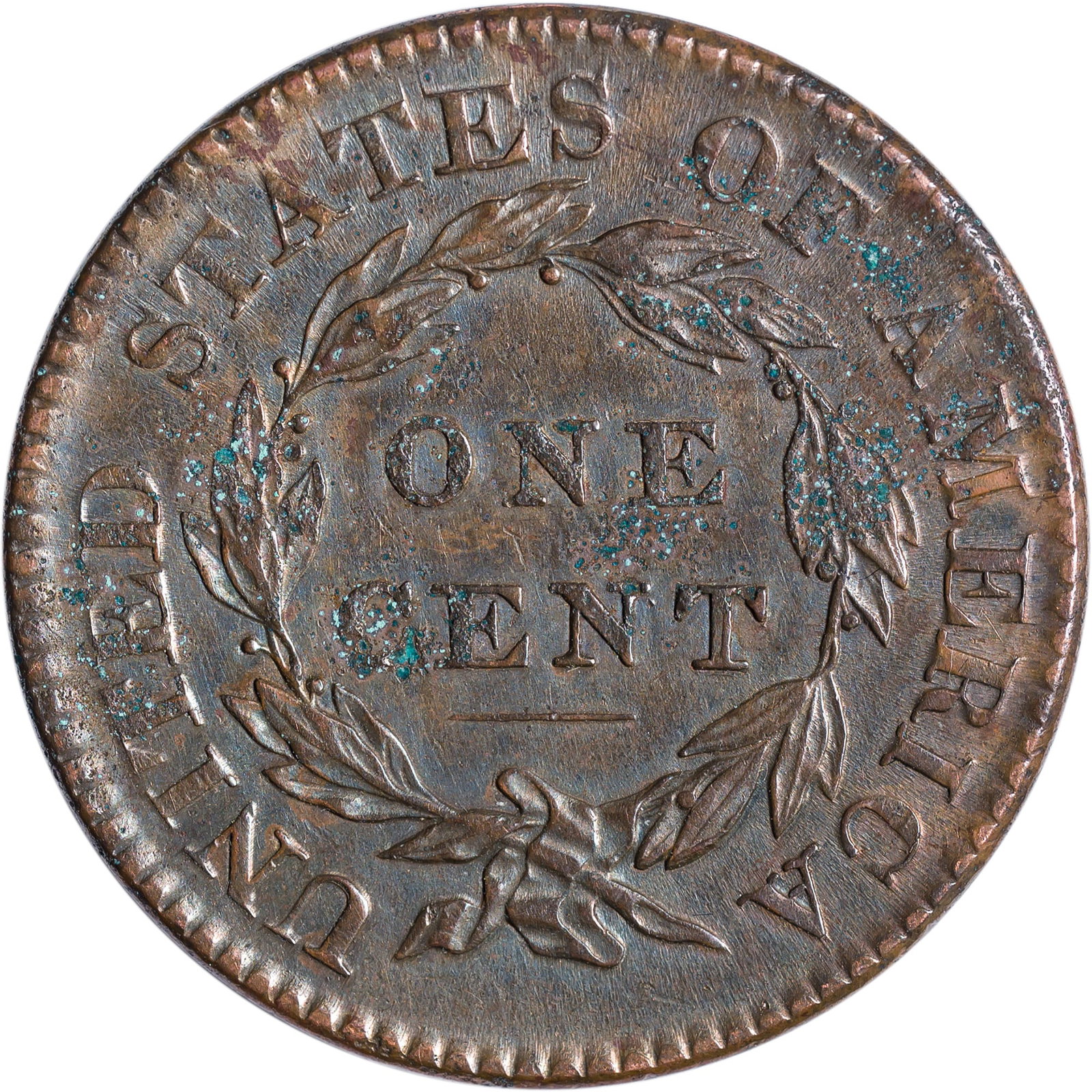 AU Details 1820 Large Cent - 2