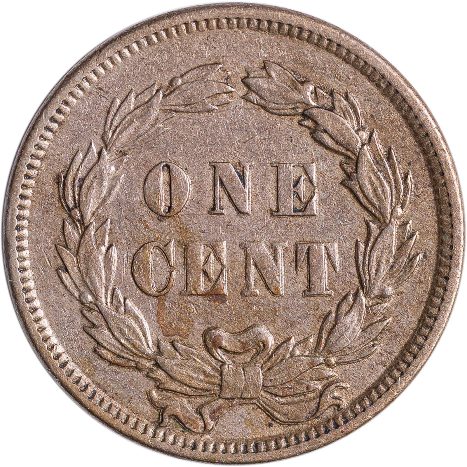 AU-50 Details 1859 Indian Cent - 2
