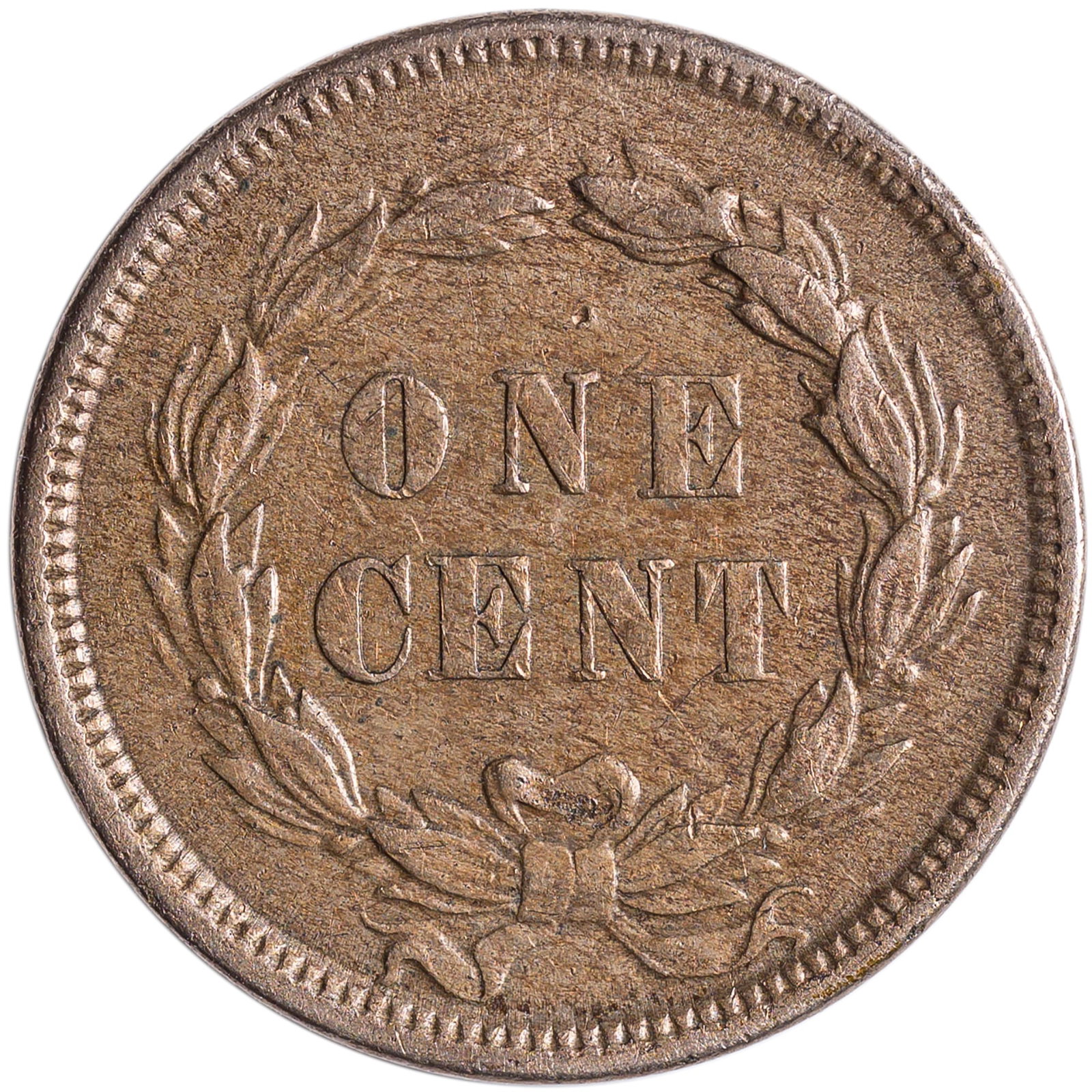 AU-50+ 1859 Indian Cent - 2
